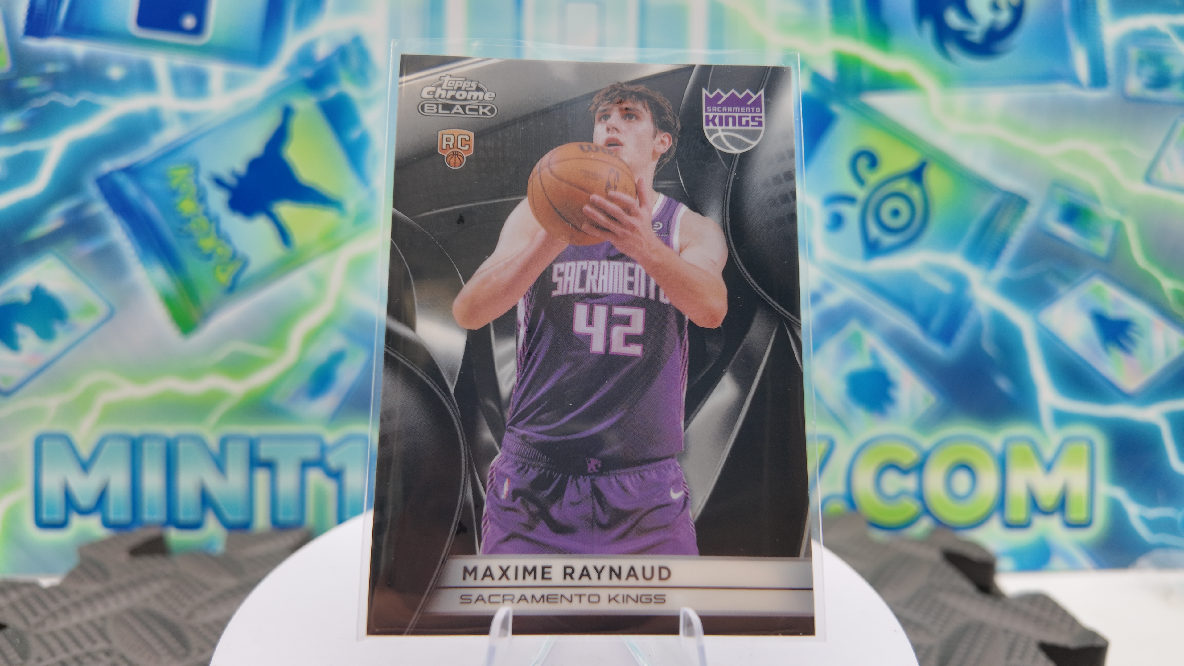 2026 Topps Chrome Black Maxime Raynaud — 2026 Topps Chrome Black Wave Refractor Maxime Raynaud Rookie # / 299