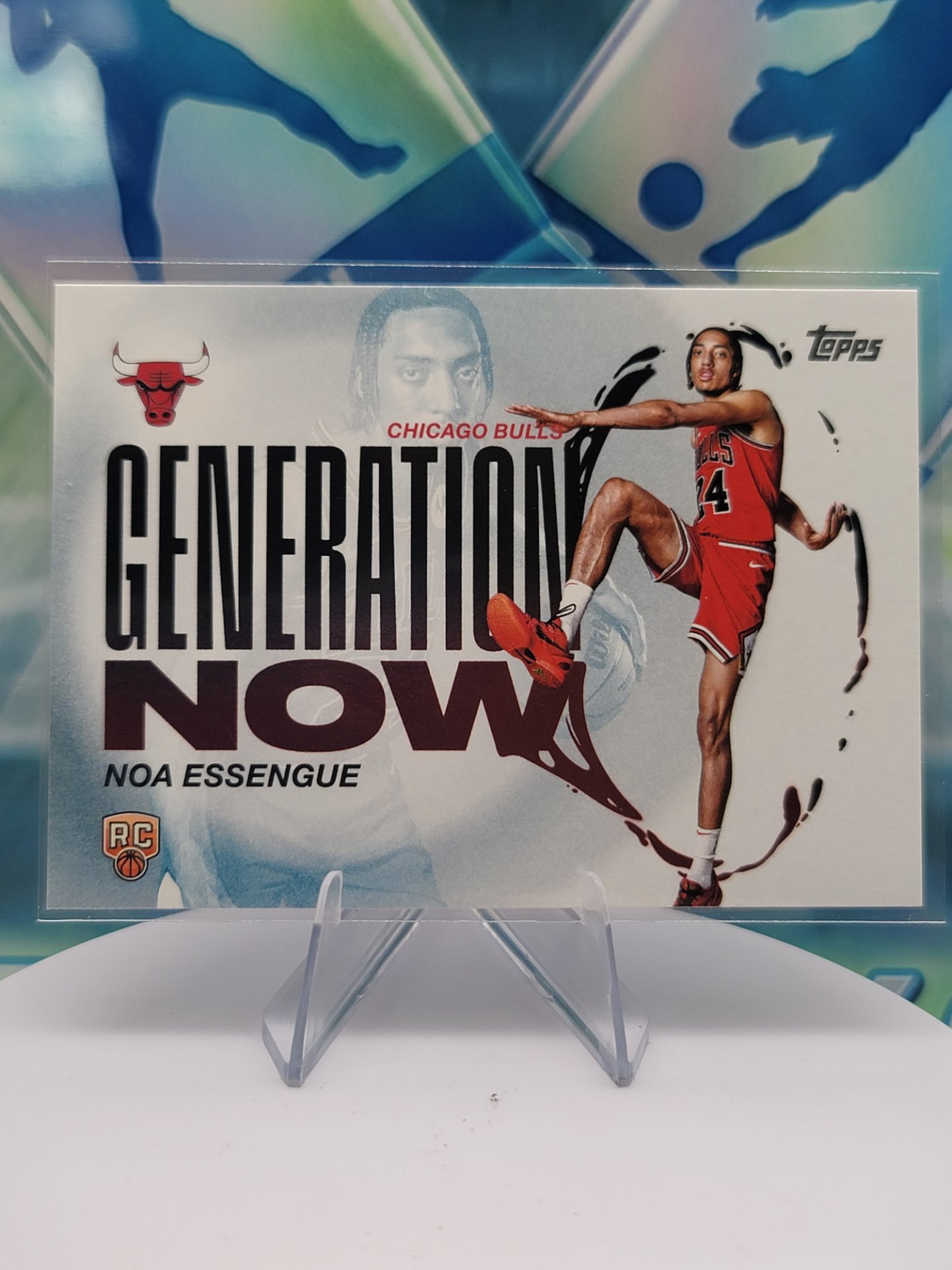 2025 Topps Topps Flagship Noa Essengue — 2025 Topps Topps Flagship Blackout Noa Essengue Rookie