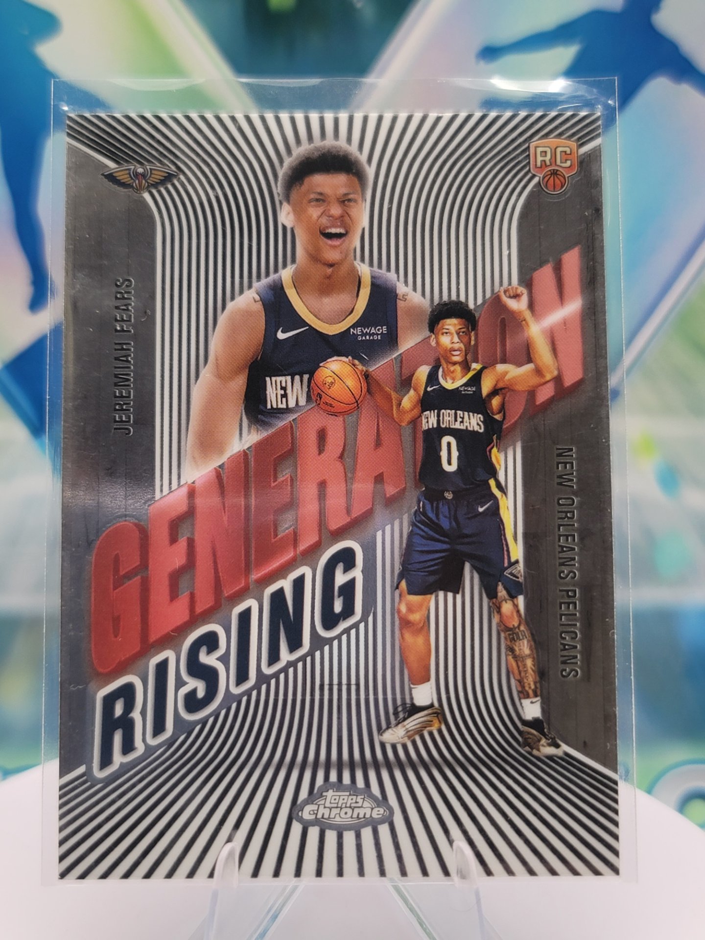 2025 Topps Topps Flagship Jeremiah Fears — 2025 Topps Topps Flagship Clutch City Prospects Holofoil Jeremiah Fears Rookie