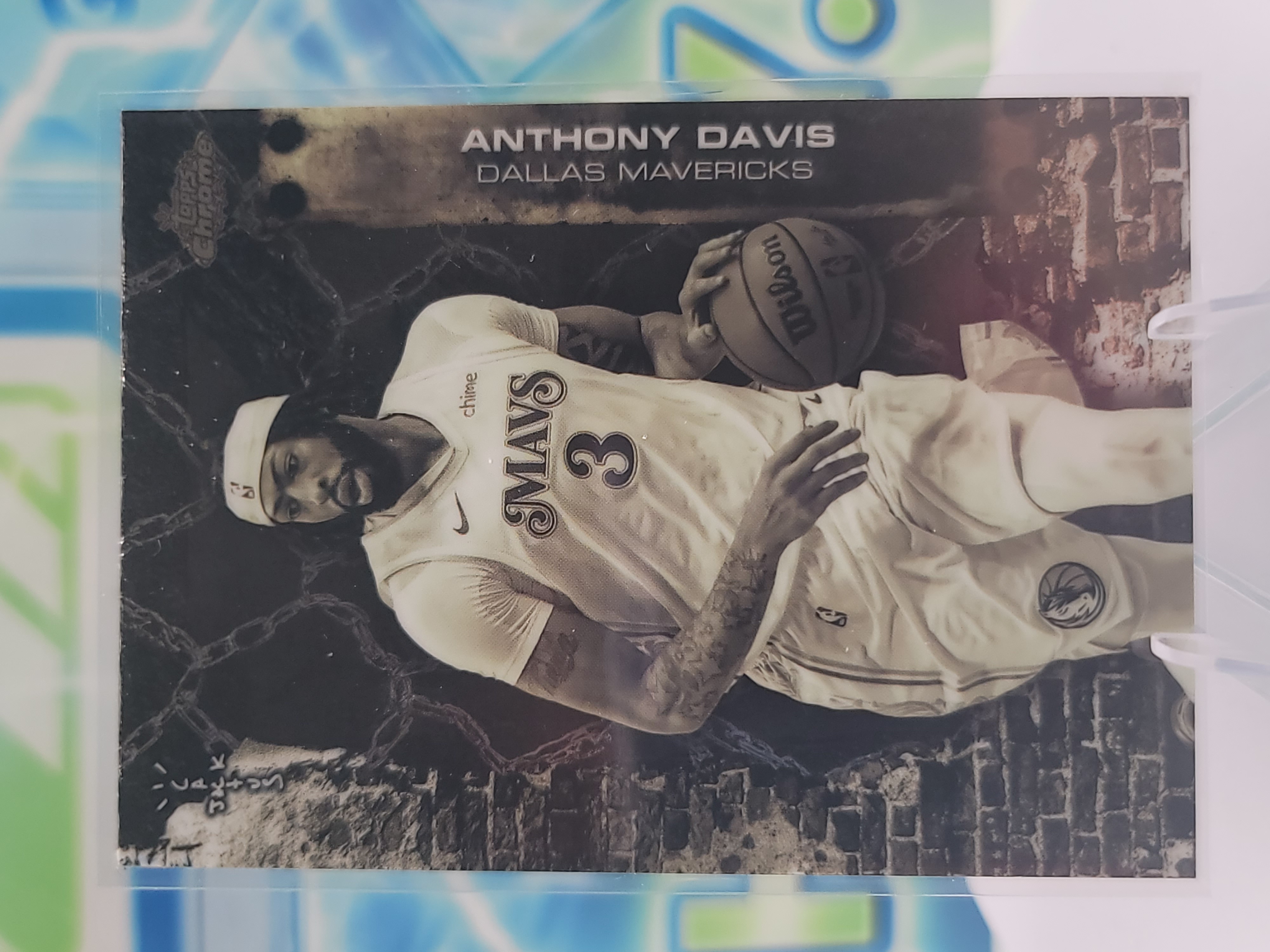 2026 Topps Chrome x Cactus Jack Anthony Davis — 2026 Topps Chrome x Cactus Jack Purple Mini-Diamond Anthony Davis #57 of 75