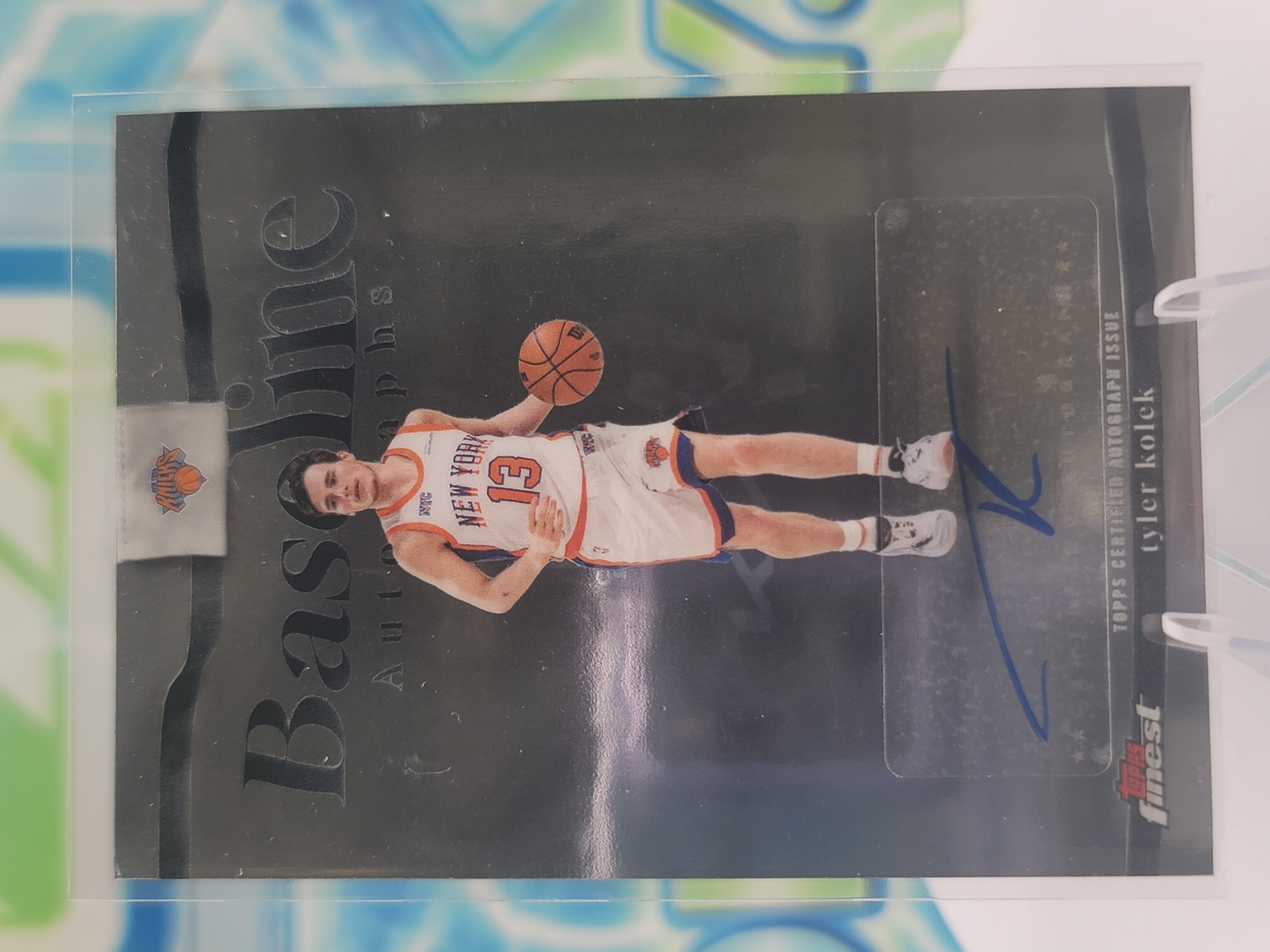 2026 Topps Finest Tyler Kolek — 2026 Topps Finest Baseline Autograph Tyler Kolek Auto