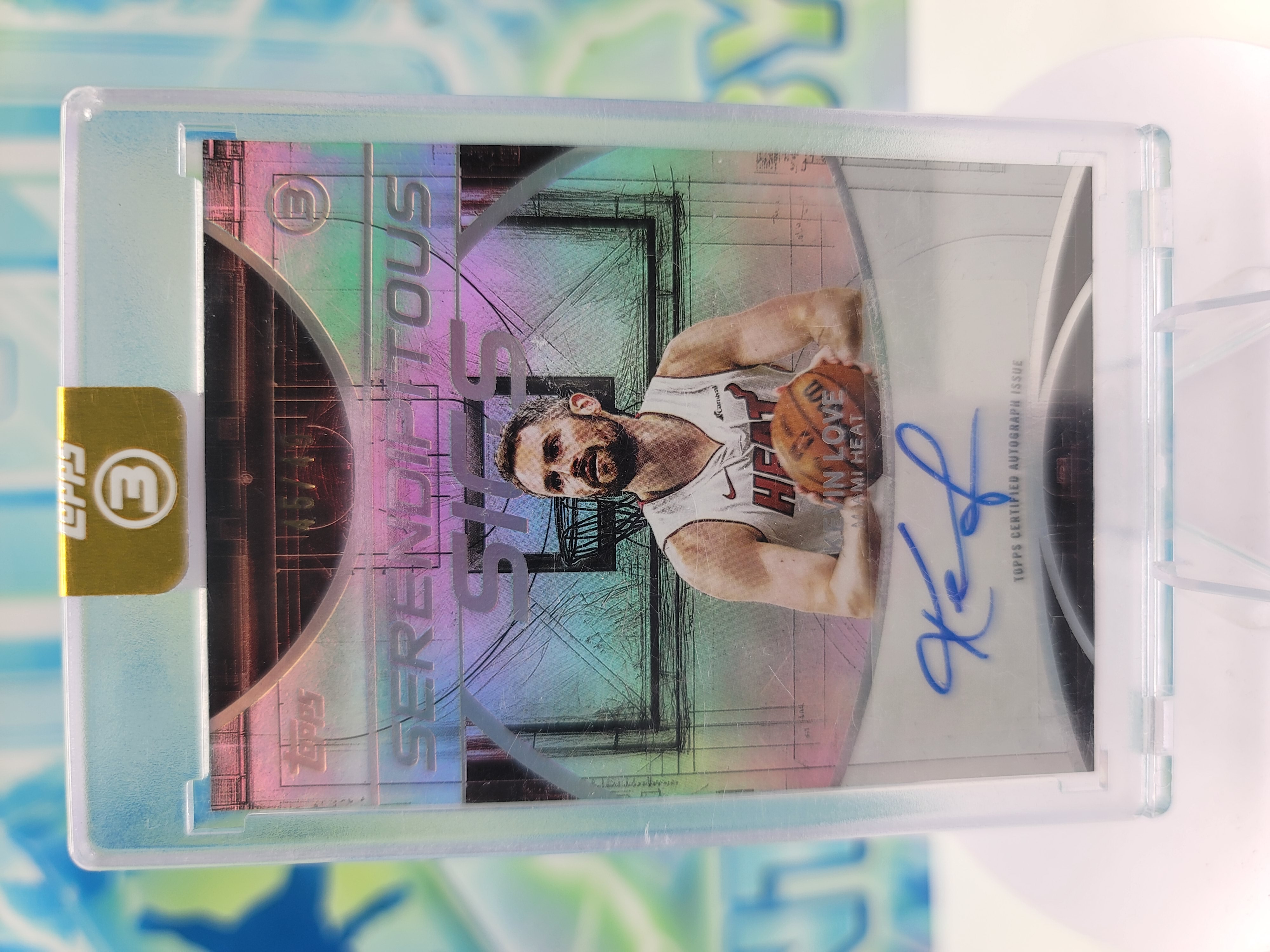 2026 Topps Topps 3 Kevin Love — 2026 Topps Topps 3 Serendipitous Sigs Kevin Love Autographs #45 of 49