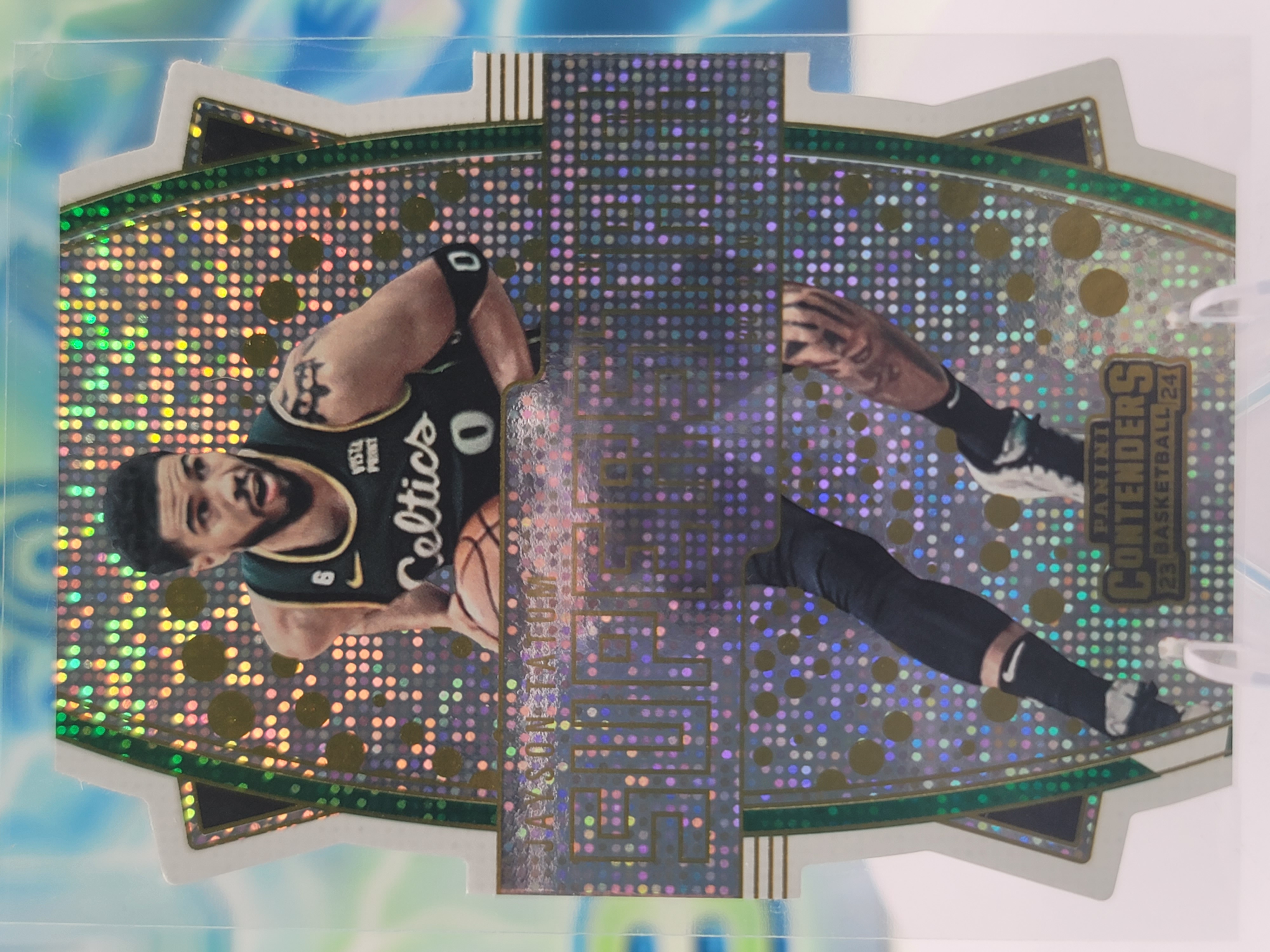 2024 Panini Contenders Jayson Tatum — 2024 Panini Contenders Superstar Die-Cut Jayson Tatum