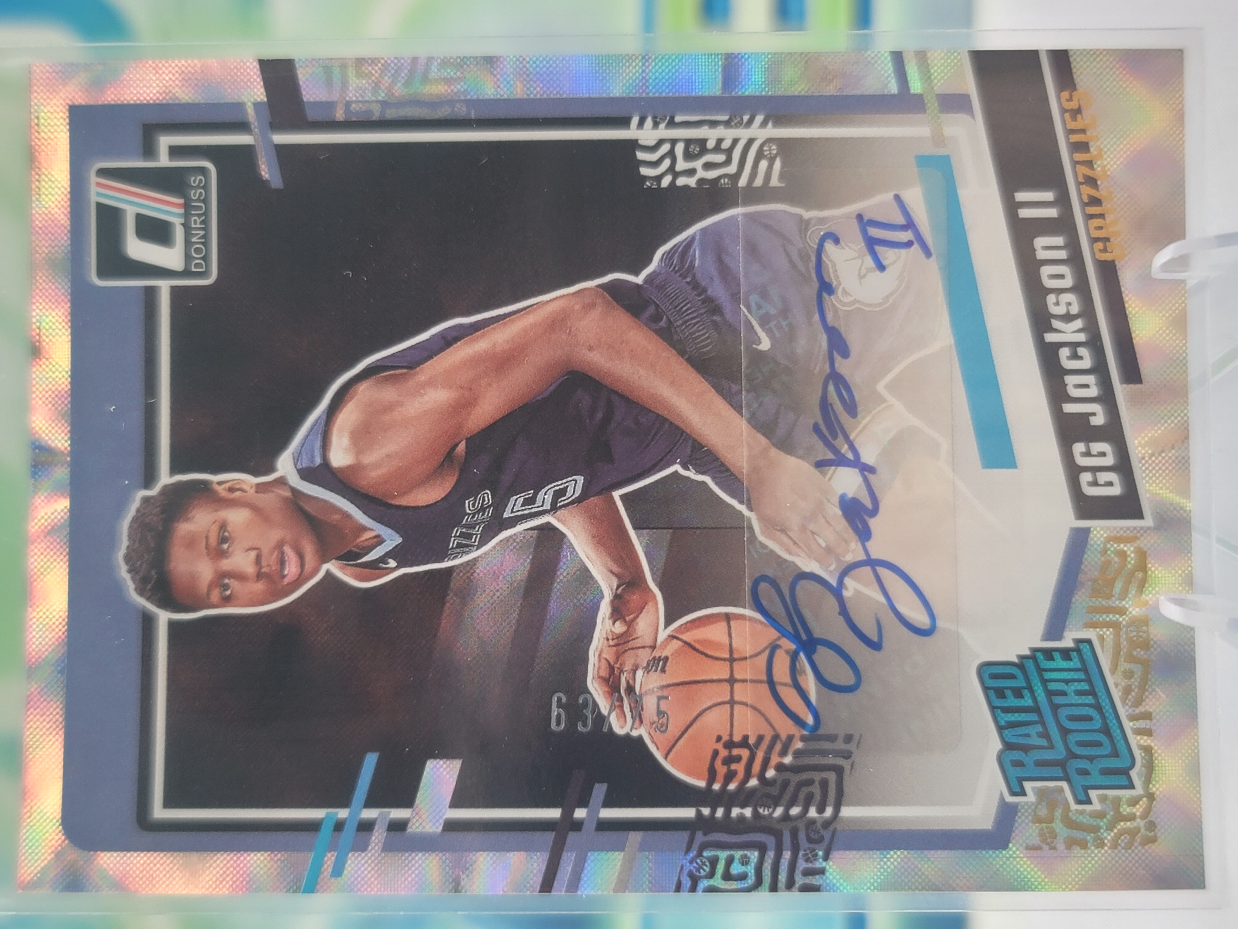 2024 Panini Donruss GG Jackson II — 2024 Panini Donruss Rated Rookies Frame Holo GG Jackson II Rookie Autograph # / 75