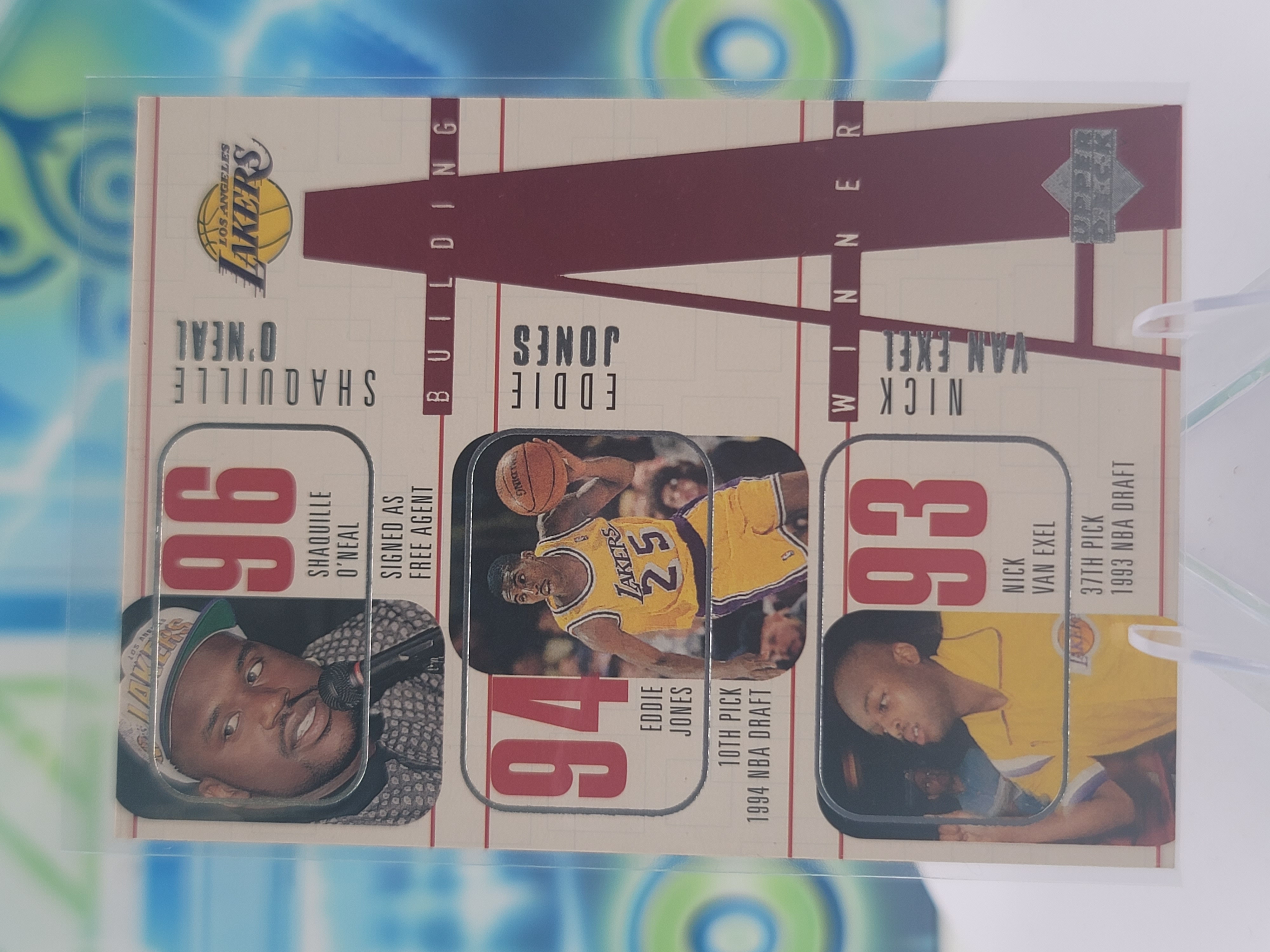 1996 Upper Deck Shaquille O'neal, Eddie Jones, Nick Van Exel, Cedric Ceballos & Kobe Bryant — 1996 Upper Deck Shaquille O'neal, Eddie Jones, Nick Van Exel, Cedric Ceballos & Kobe Bryant