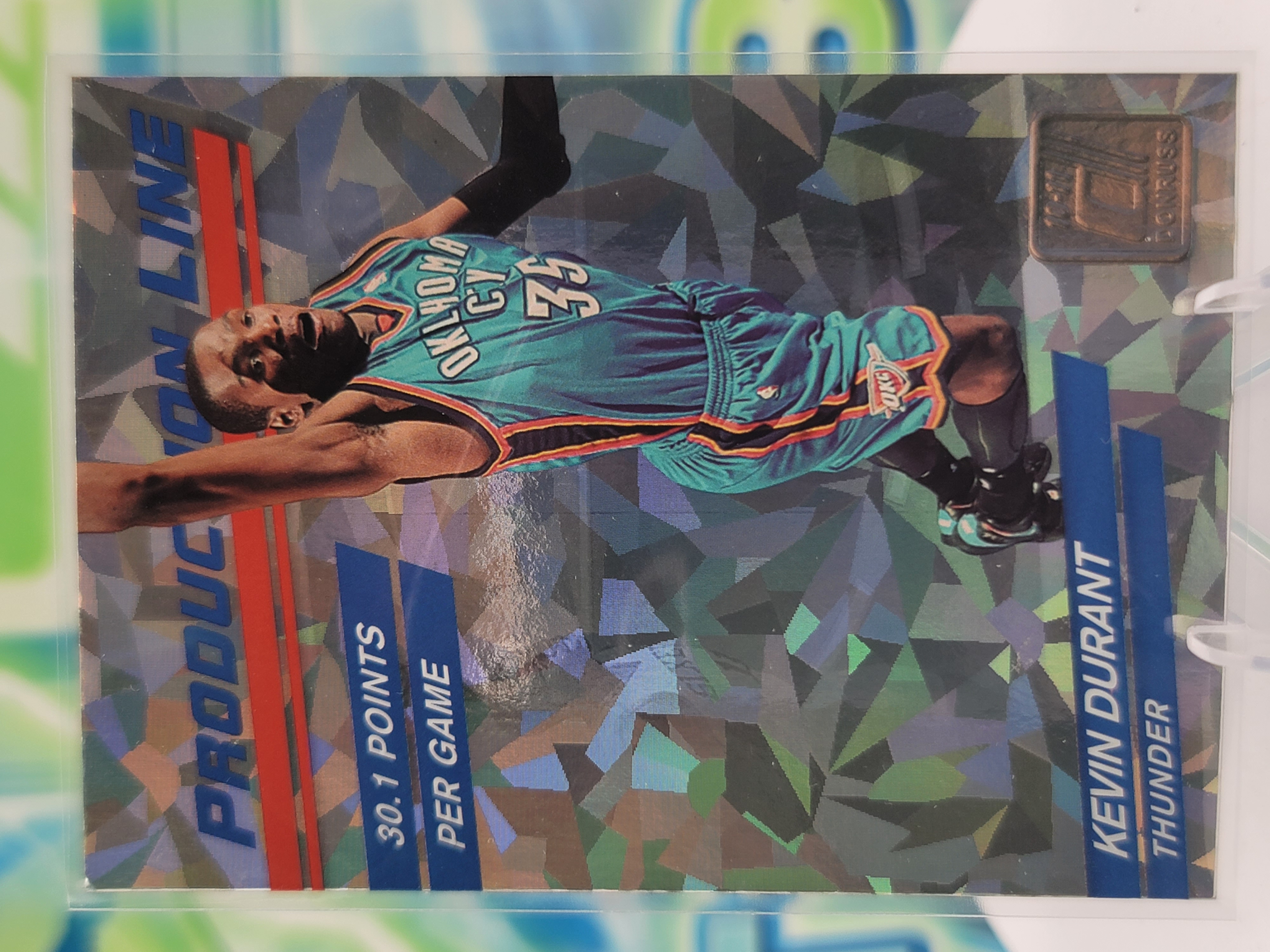 2010 Panini Donruss Kevin Durant — 2010 Panini Donruss Production Line Cracked IceKevin Durant