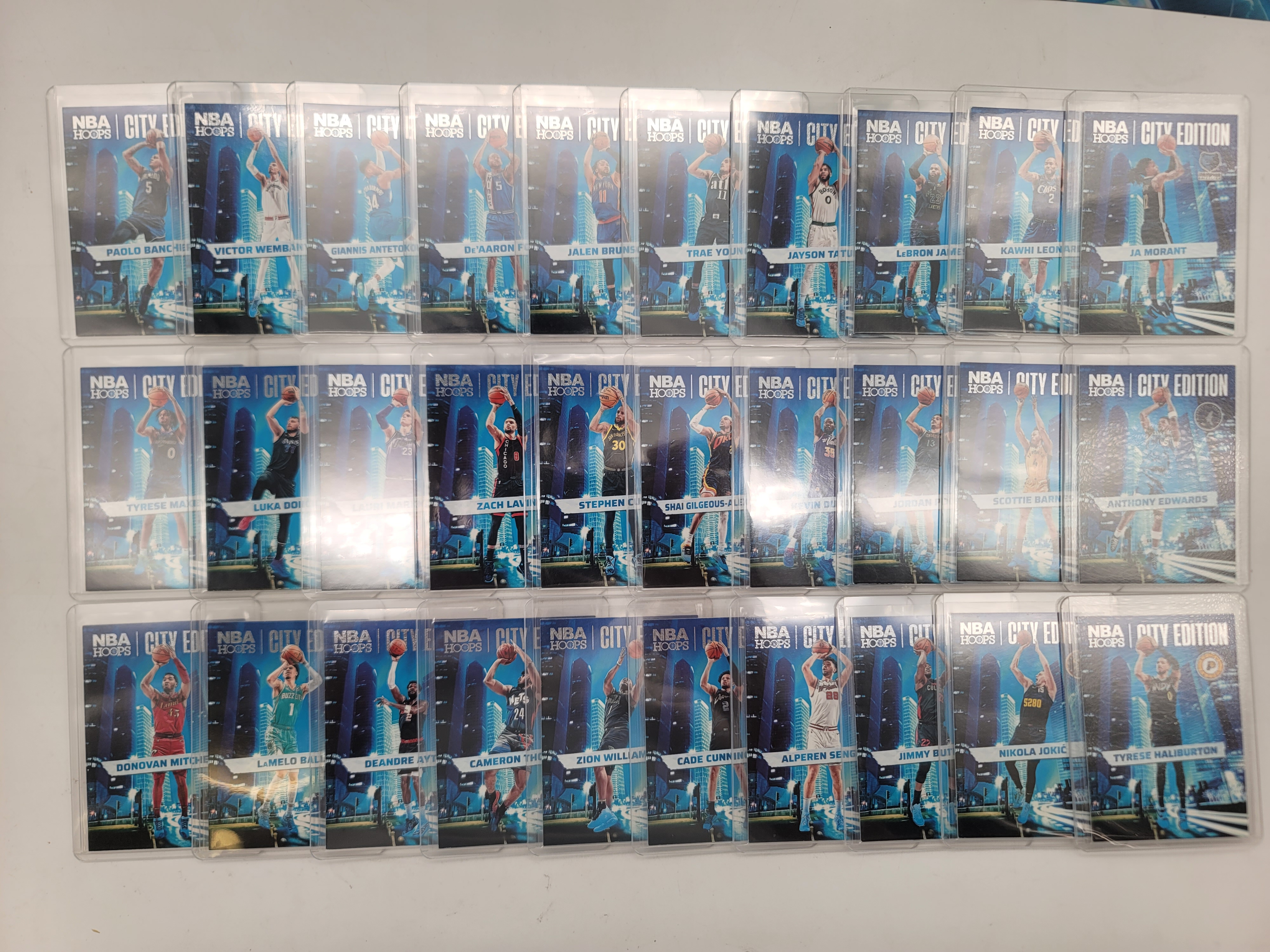 2025 Panini NBA Hoops — 2025 Panini NBA Hoops City Edition LOT