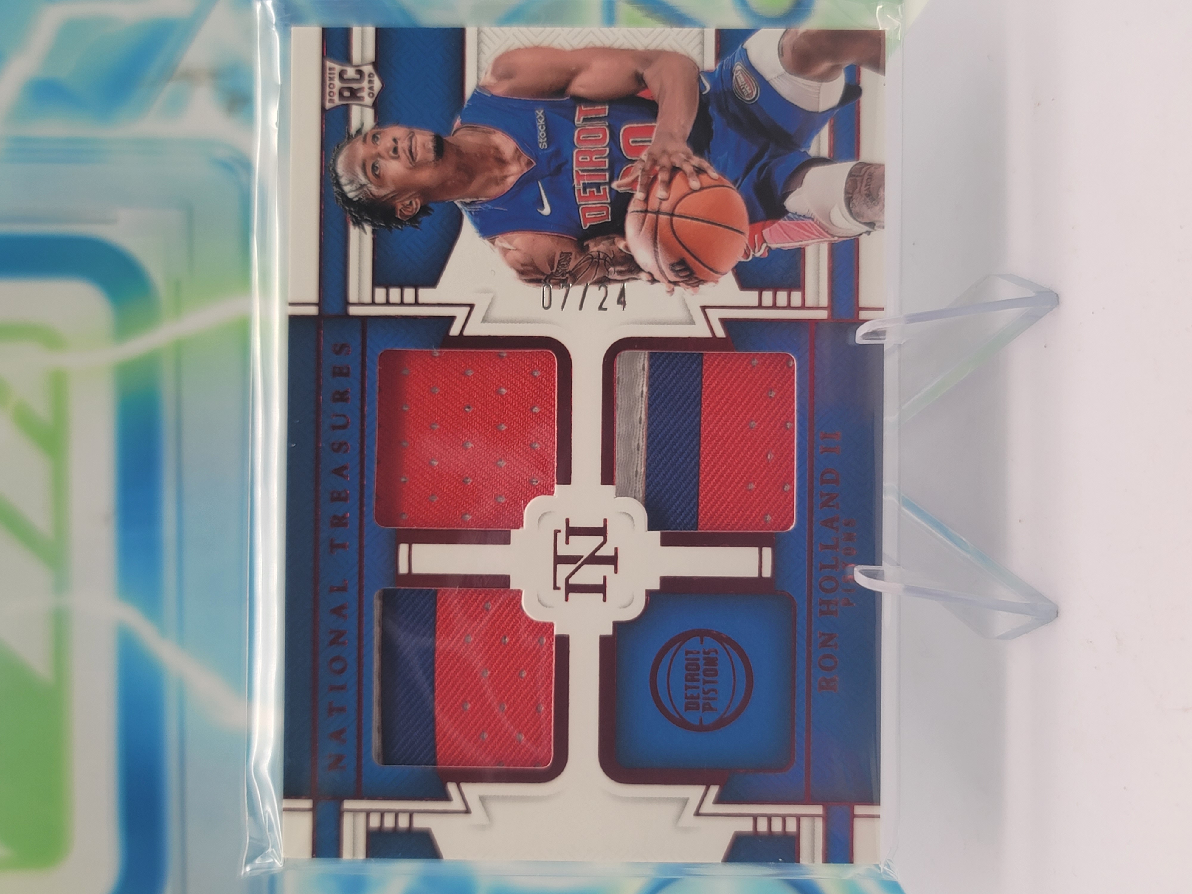 2025 Panini National Treasures Ron Holland II — 2025 Panini National Treasures Patch Ron Holland II Rookie Patch #7 of 24