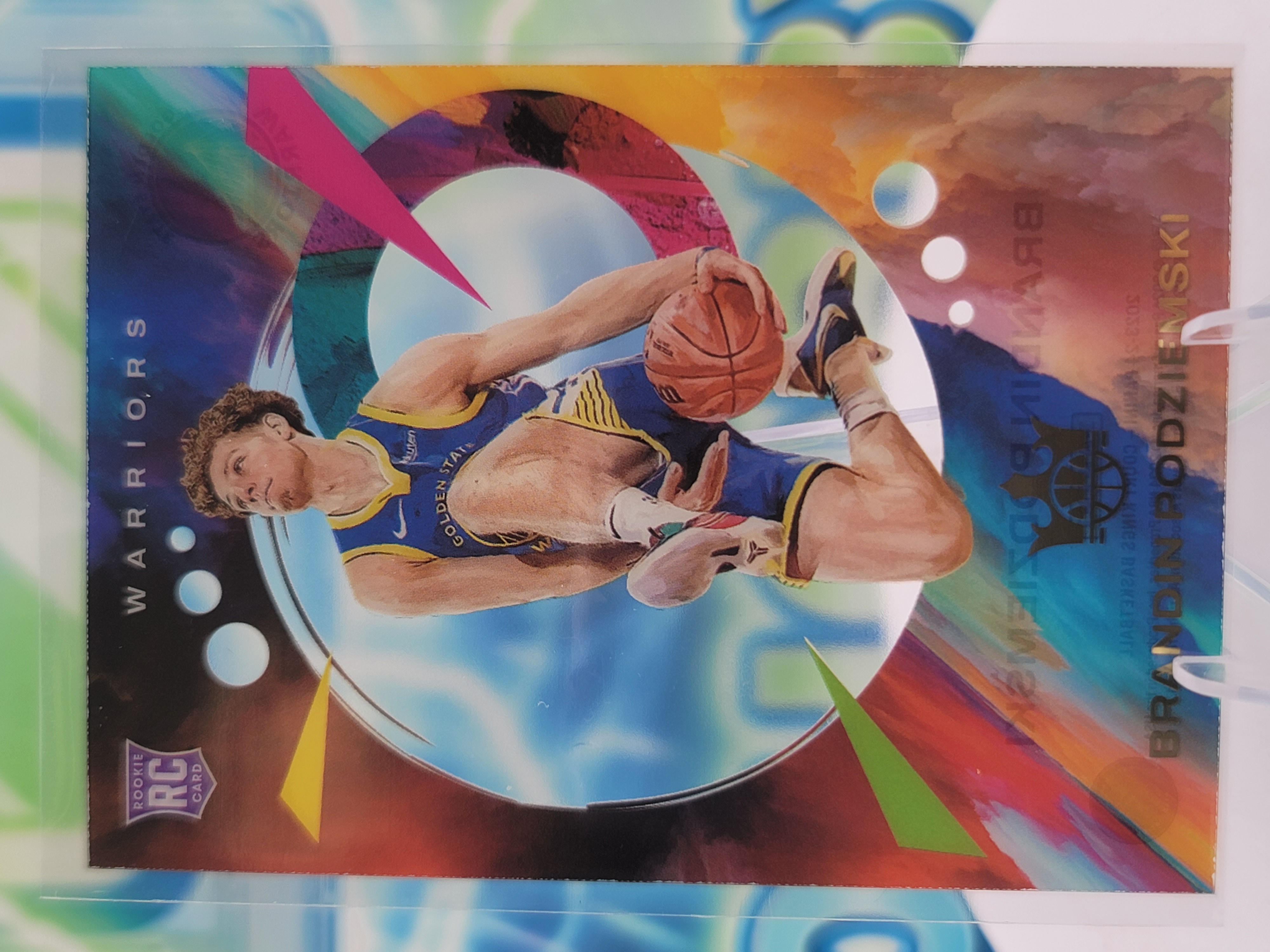 2024 Panini Court Kings Brandin Podziemski — 2024 Panini Court Kings Acetate Brandin Podziemski Rookie