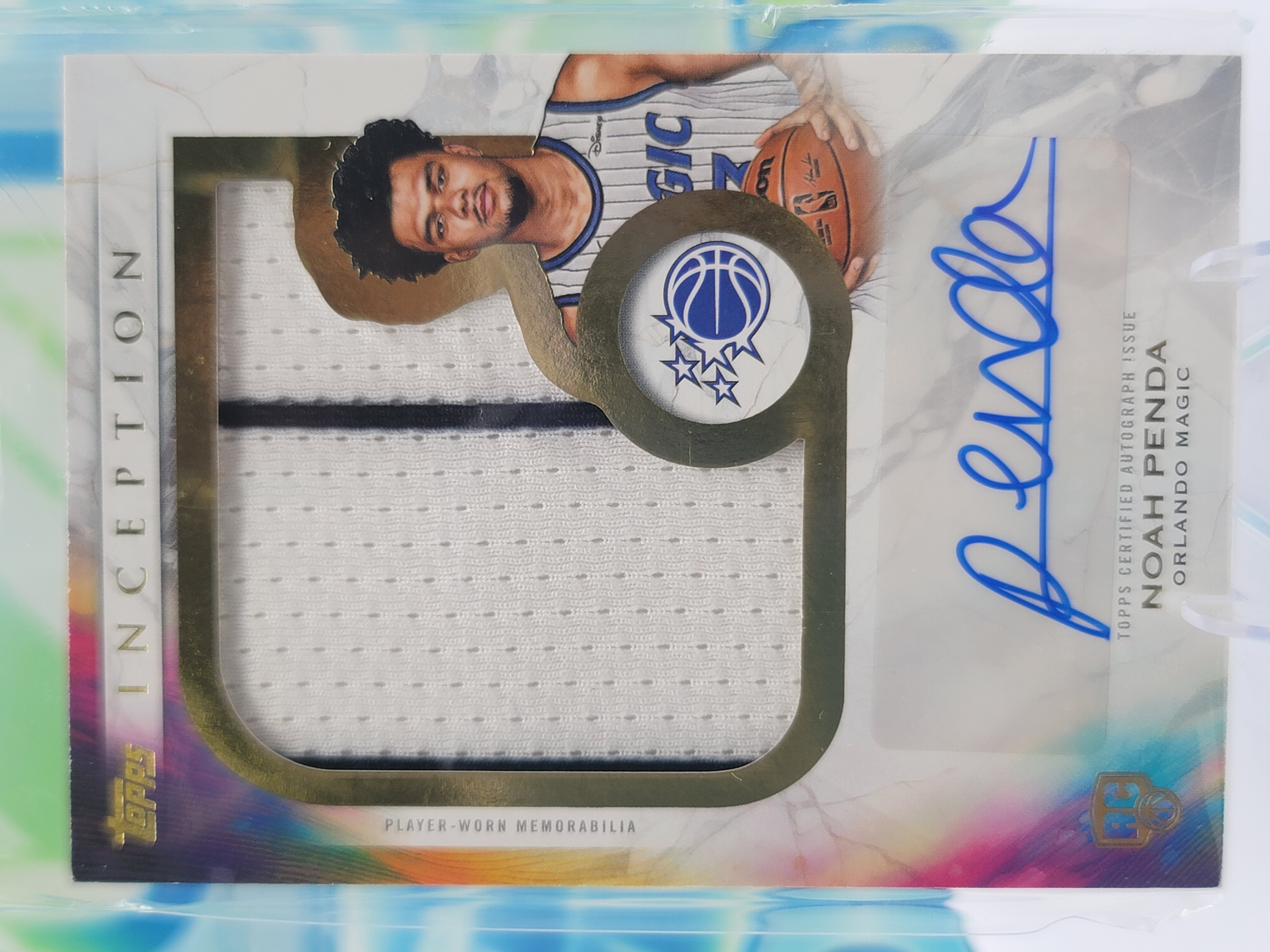 2026 Topps Inception Noah Penda — 2026 Topps Inception Rookie Jumbo Autographed Relics Noah Penda RPA
