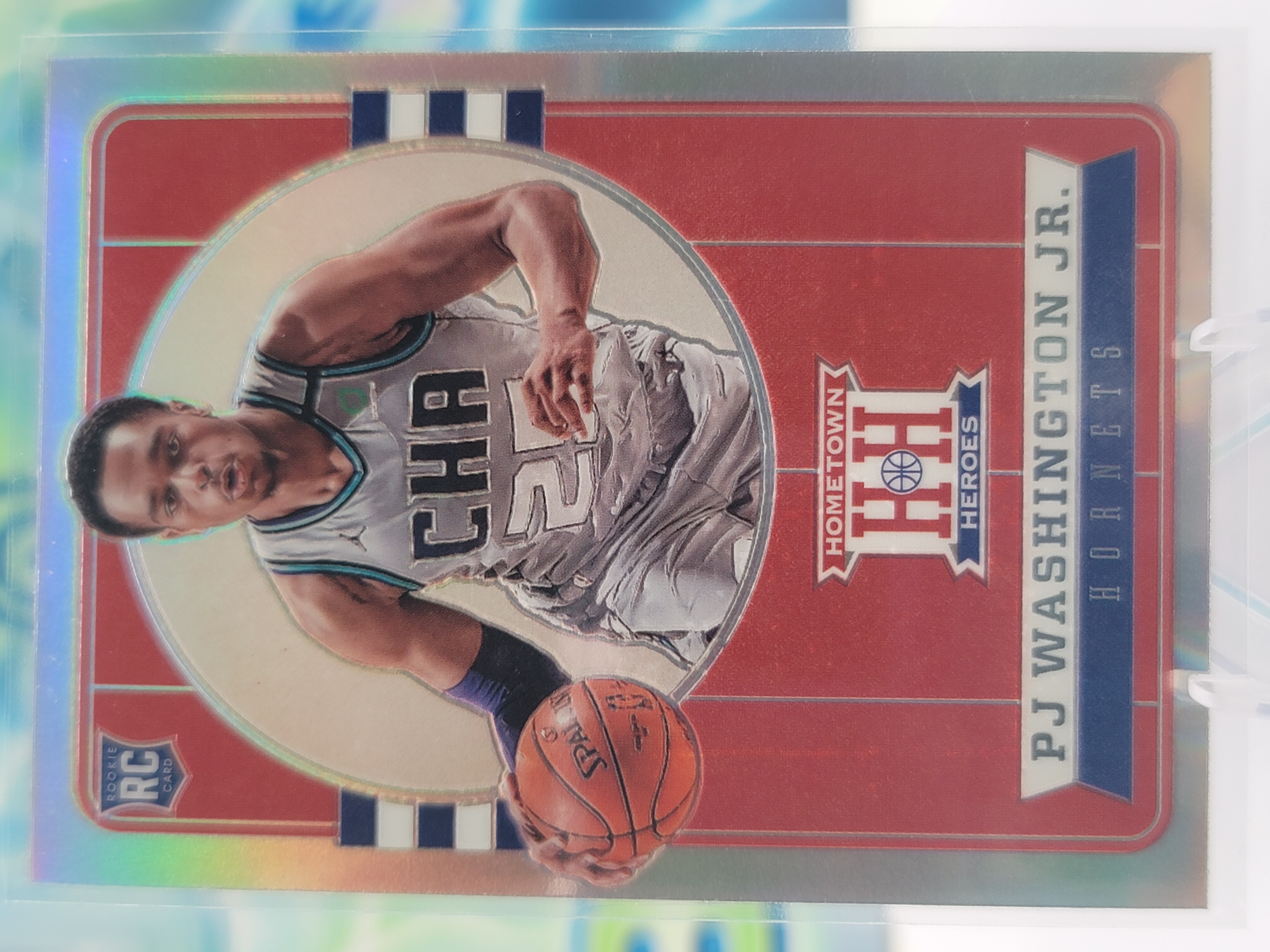 2020 Panini Chronicles Hometown Heroes PJ Washington — 2020 Panini Chronicles Hometown Heroes Refractor PJ Washington Rookie