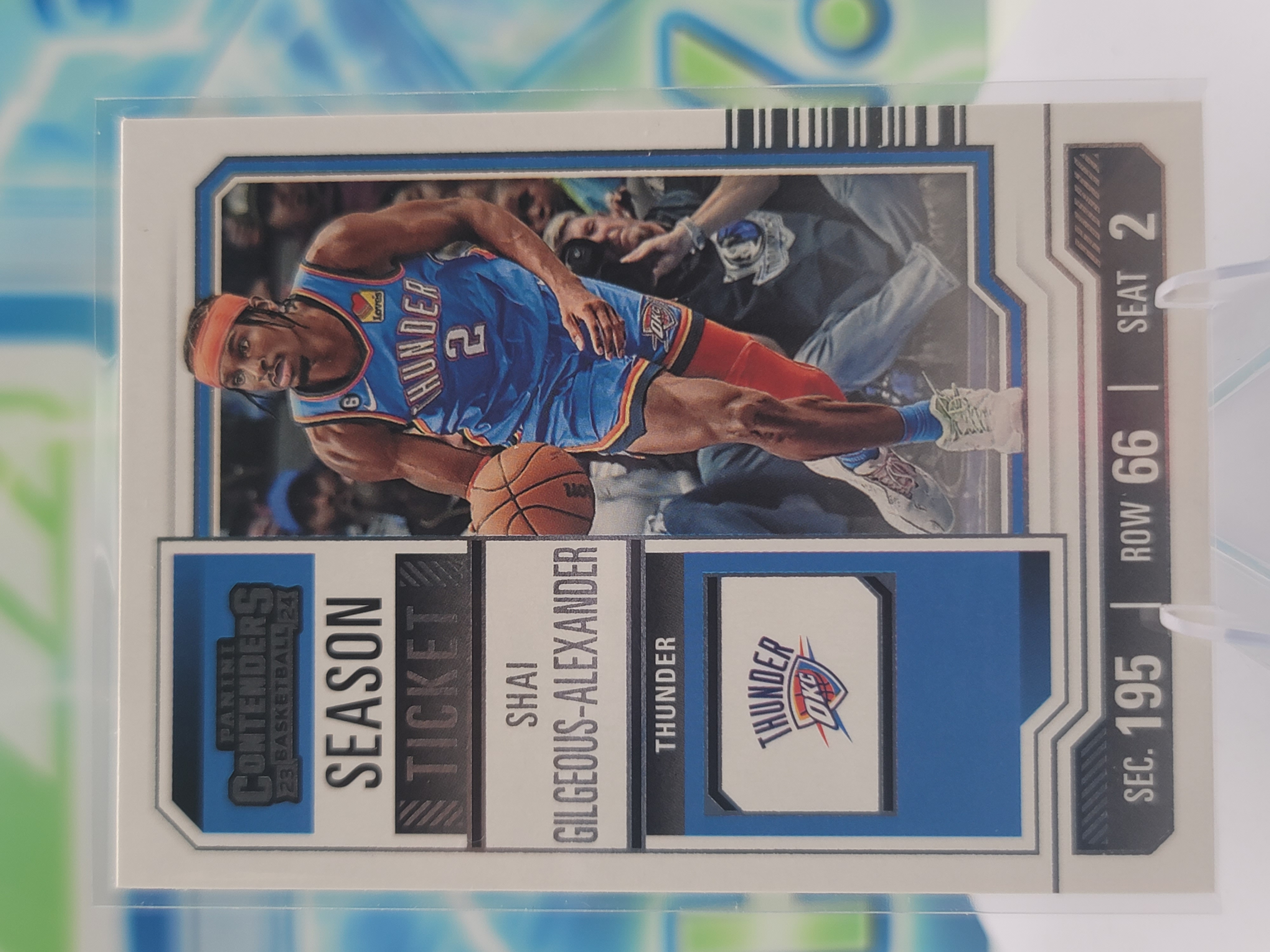 2024 Panini Contenders Shai Gilgeous-Alexander — 2024 Panini Contenders Season Ticket Shai Gilgeous-Alexander