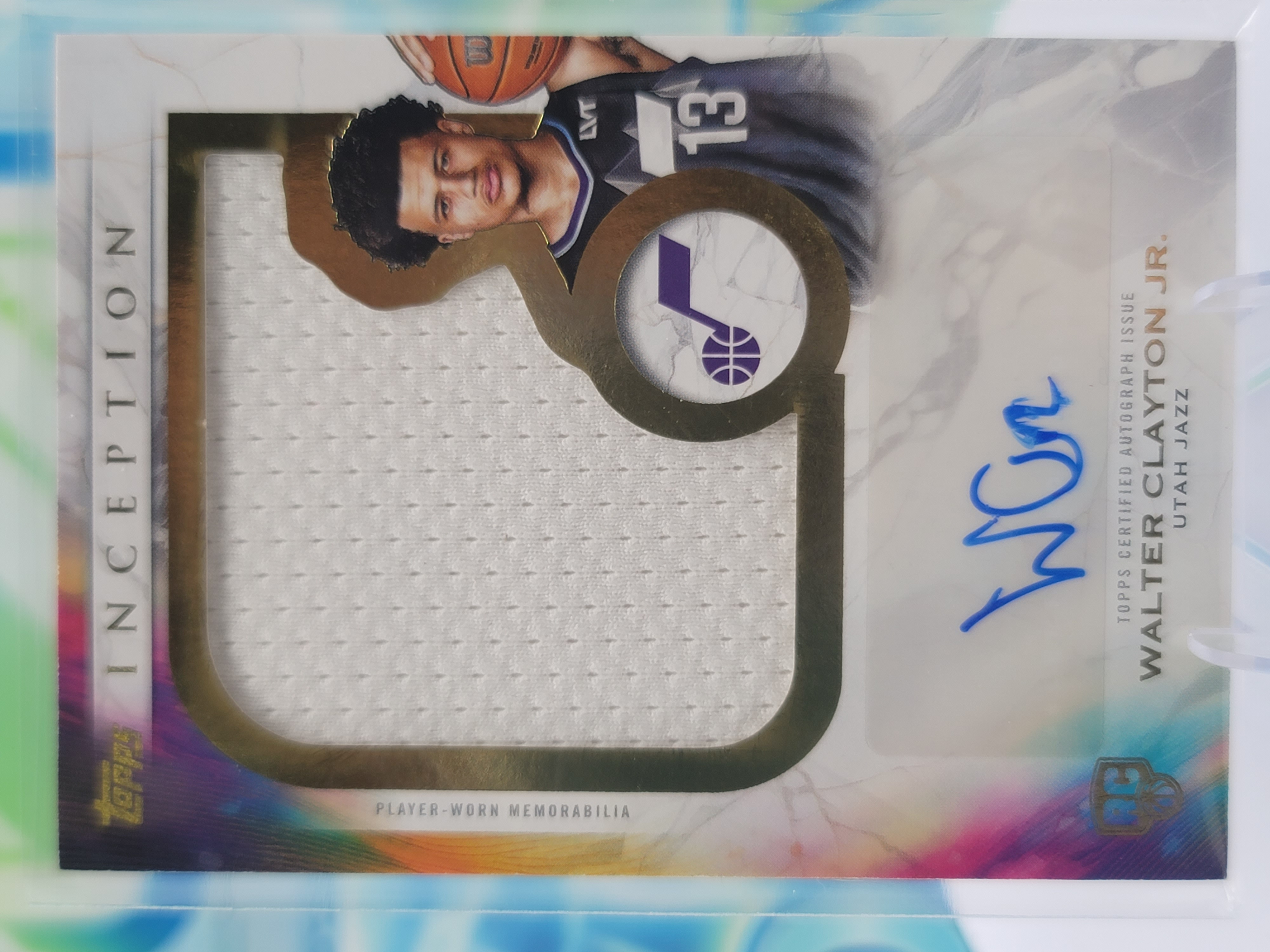 2026 Topps Inception Walter Clayton Jr — 2026 Topps Inception Rookie Jumbo Autographed Relics Walter Clayton Jr RPA
