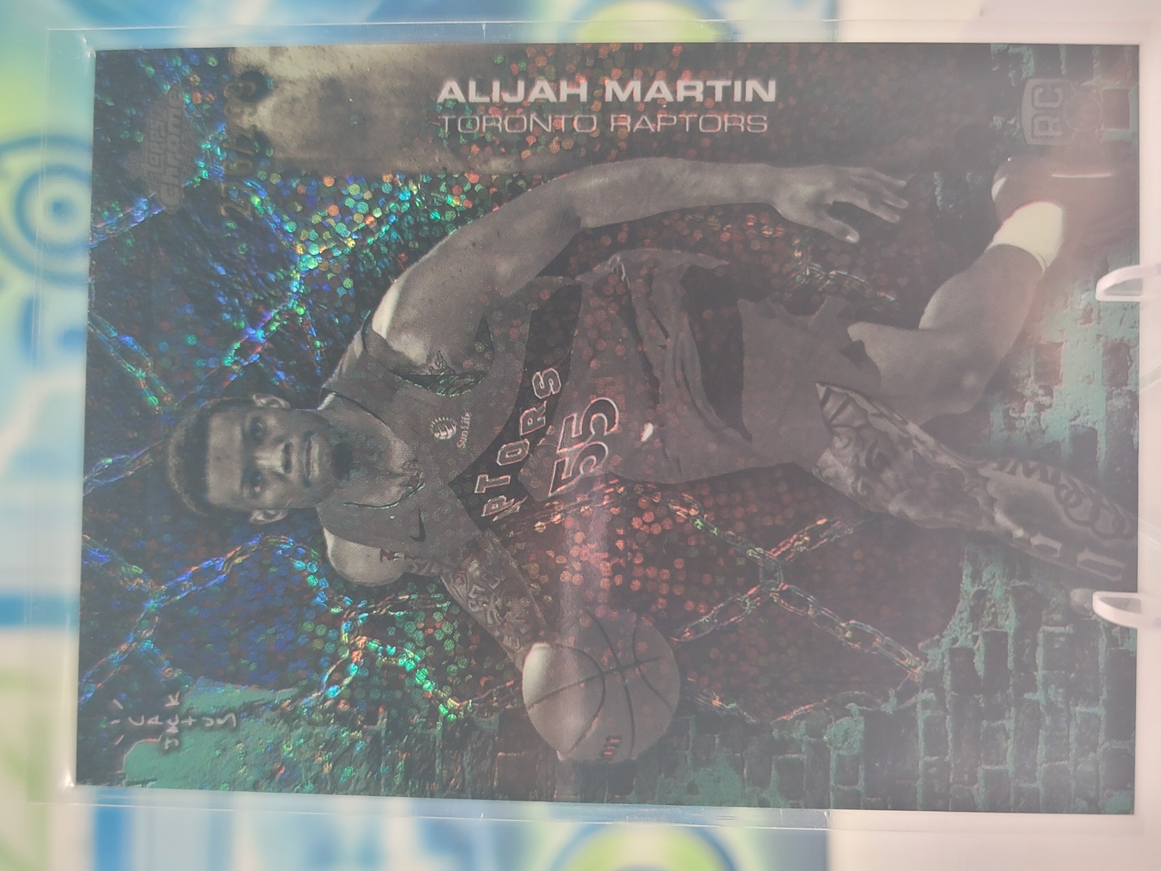 2026 Topps Chrome x Cactus Jack Alijah Martin — 2026 Topps Chrome x Cactus Jack Teal Speakle Refractor Alijah Martin Rookie #276 of 299