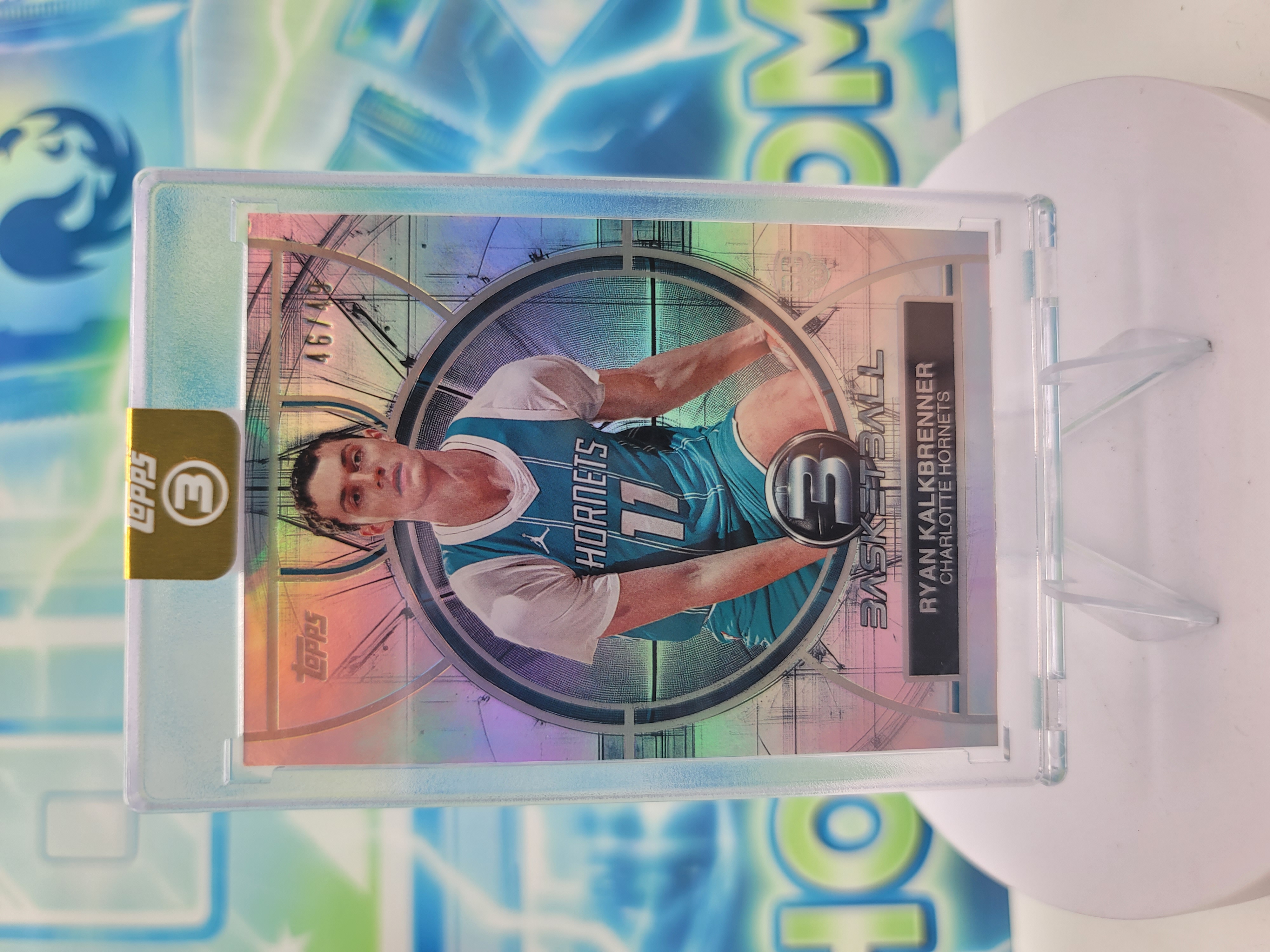 2026 Topps 3 Ryan Kalkbrenner — 2026 Topps 3 Basketball Ryan Kalkbrenner Rookie #46 of 49