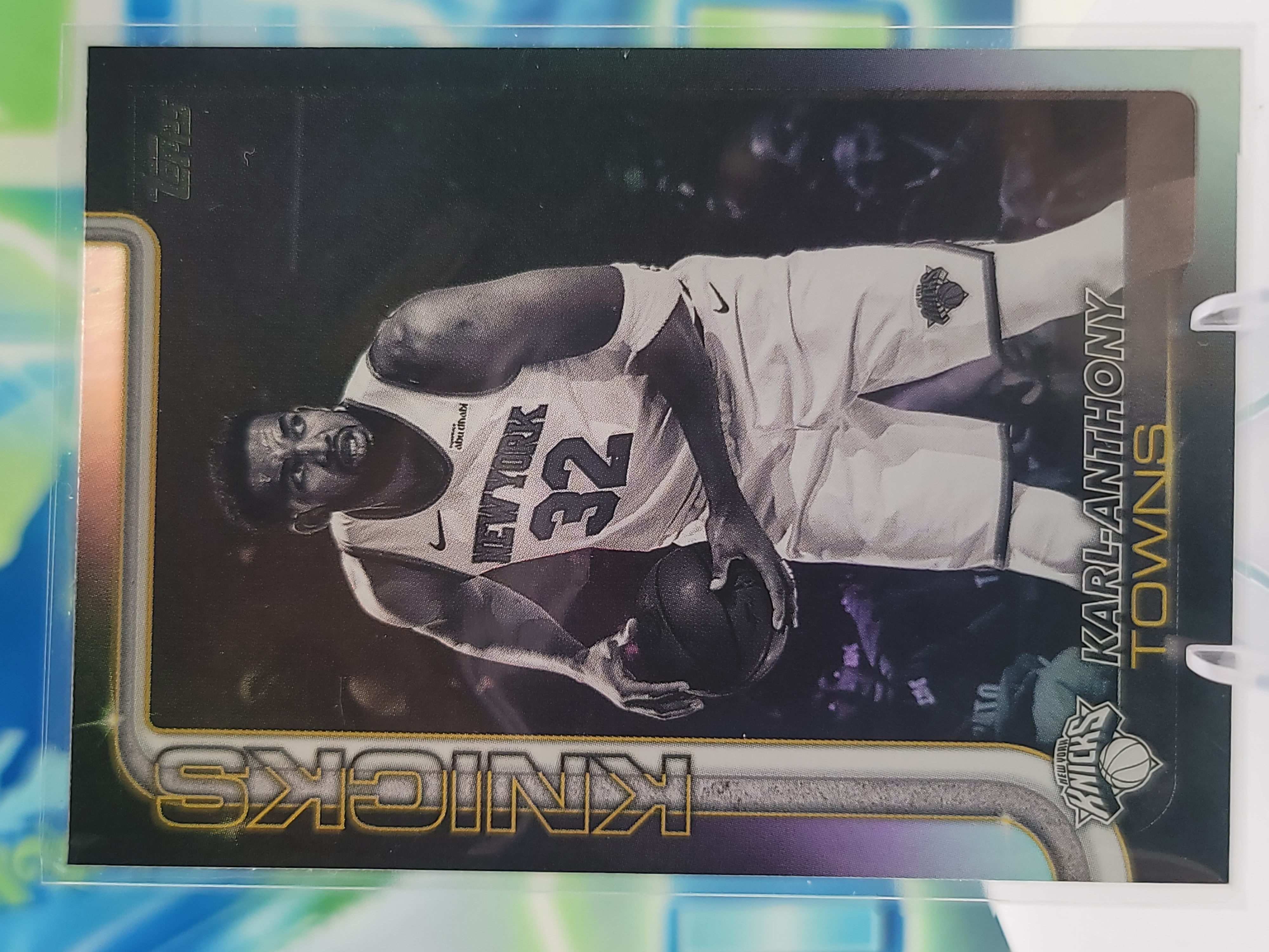 2025 Topps Topps Flagship Karl-Anthony Towns — 2025 Topps Topps Flagship Blackout Karl-Anthony Towns