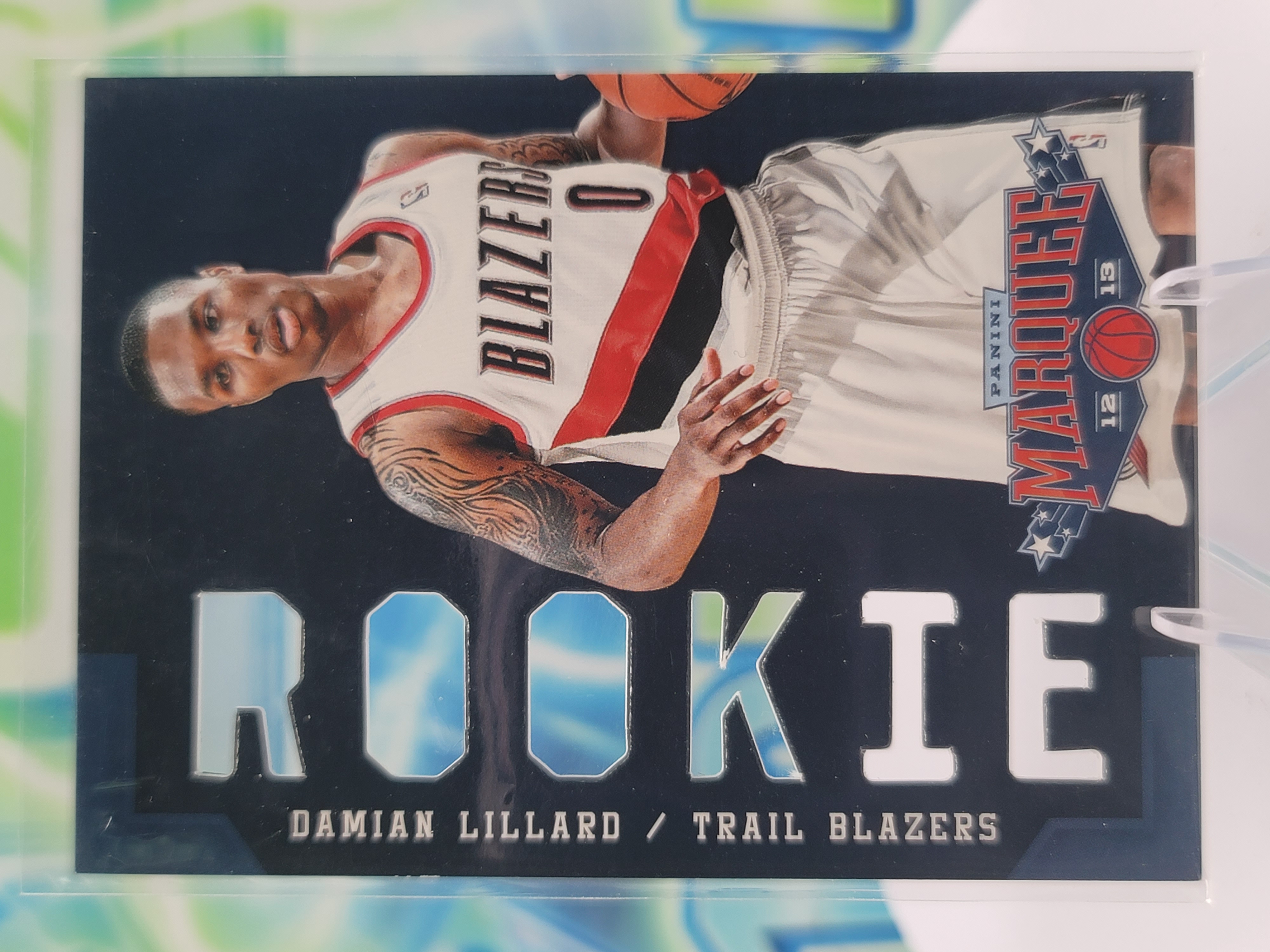 2013 Panini Marquee Damian Lillard — 2013 Panini Marquee Rookie Die-cut Damian Lillard