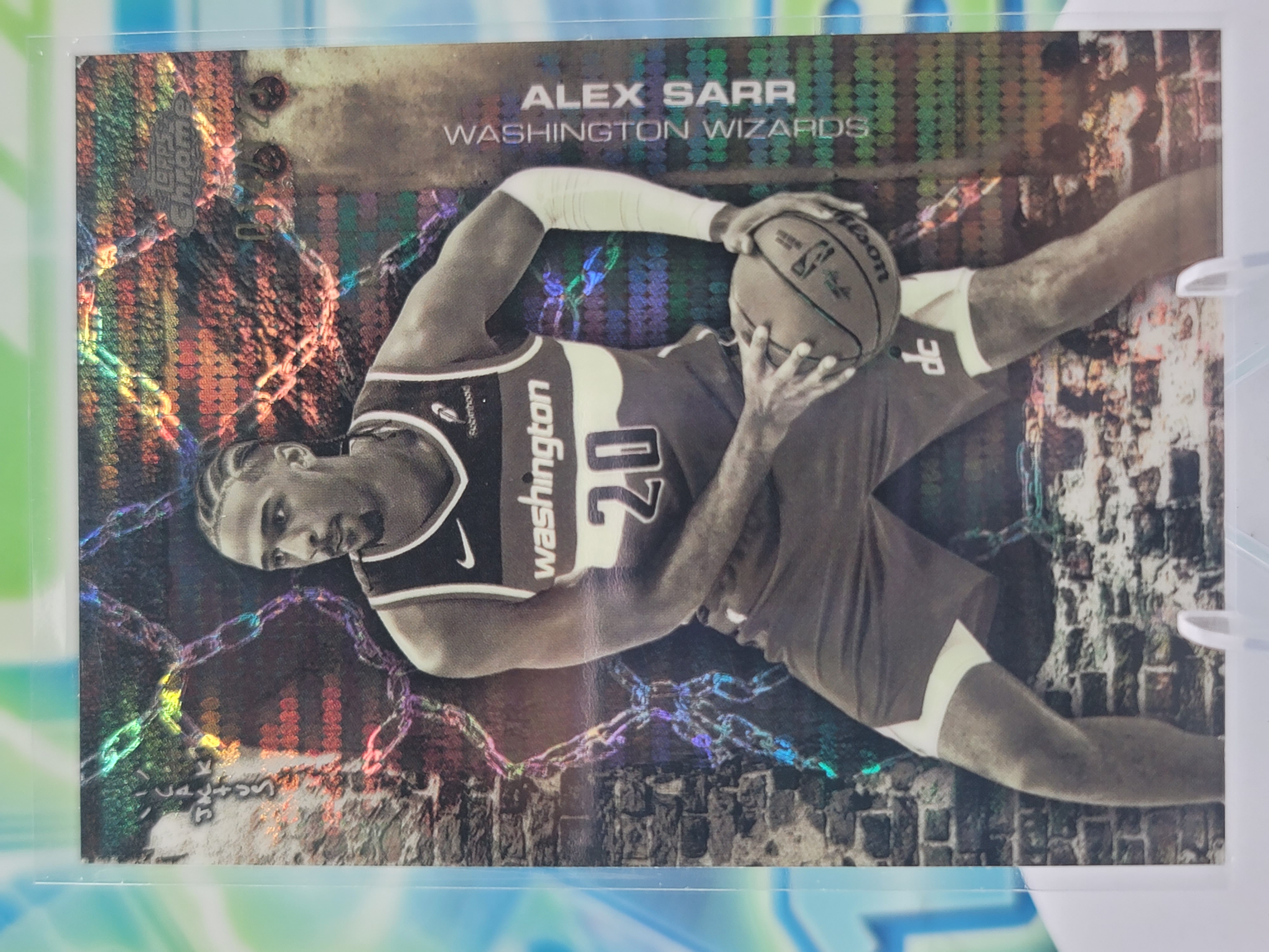 2026 Topps Chrome x Cactus Jack Alexandre Sarr — 2026 Topps Chrome x Cactus Jack Sonar Alexandre Sarr #14 of 125