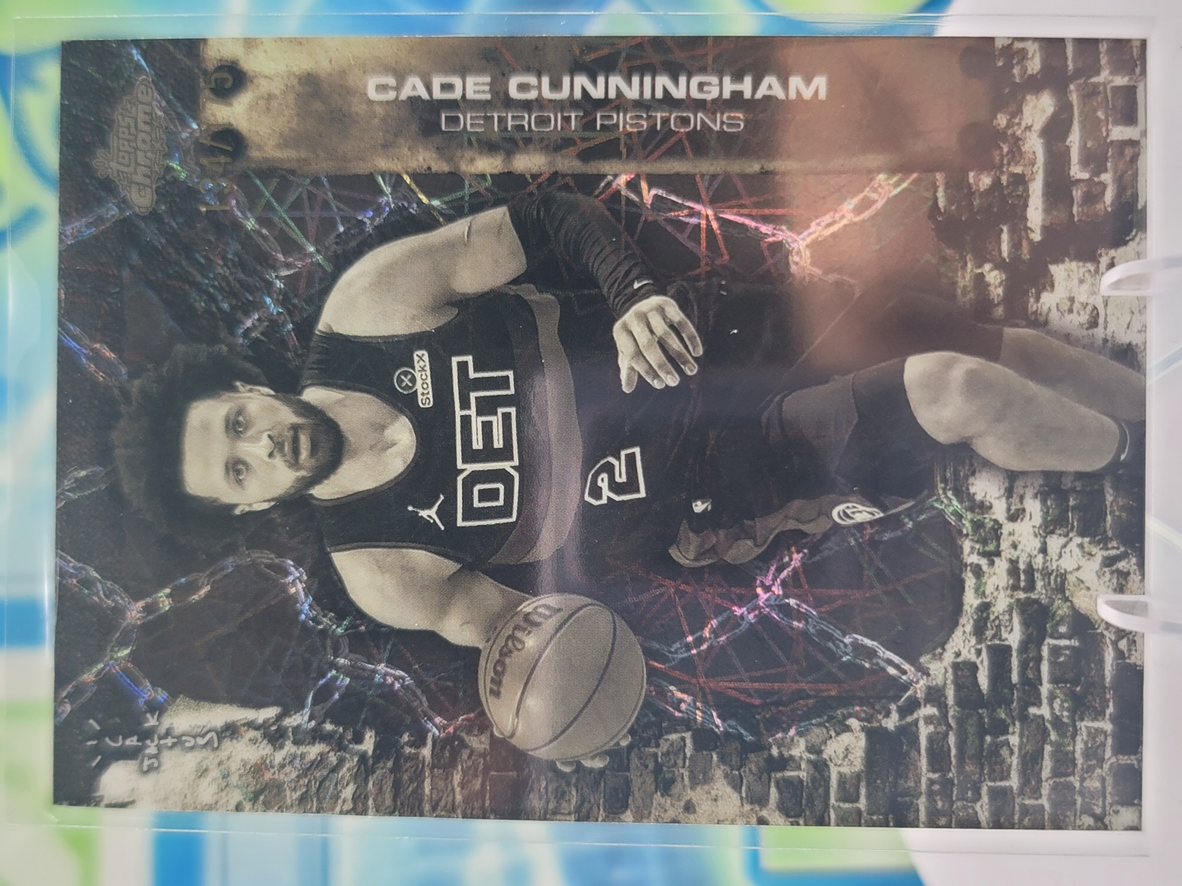 2026 Topps Chrome x Cactus Jack Cade Cunningham — 2026 Topps Chrome x Cactus Jack Lasers Cade Cunningham #134 of 175