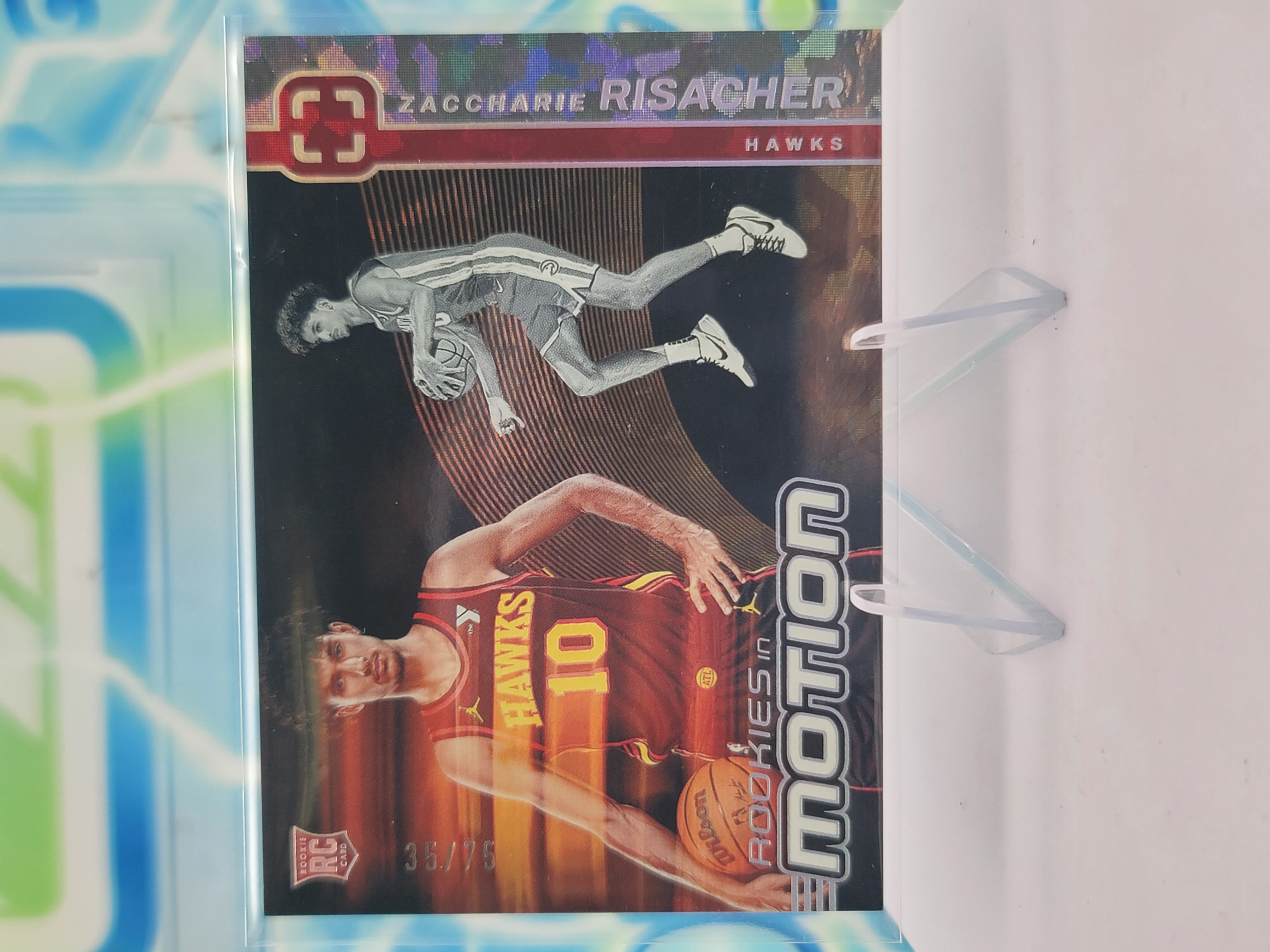 2025 Panini Photogenic Zaccharie Risacher — 2025 Panini Photogenic Zaccharie Risacher Rookie # / 75