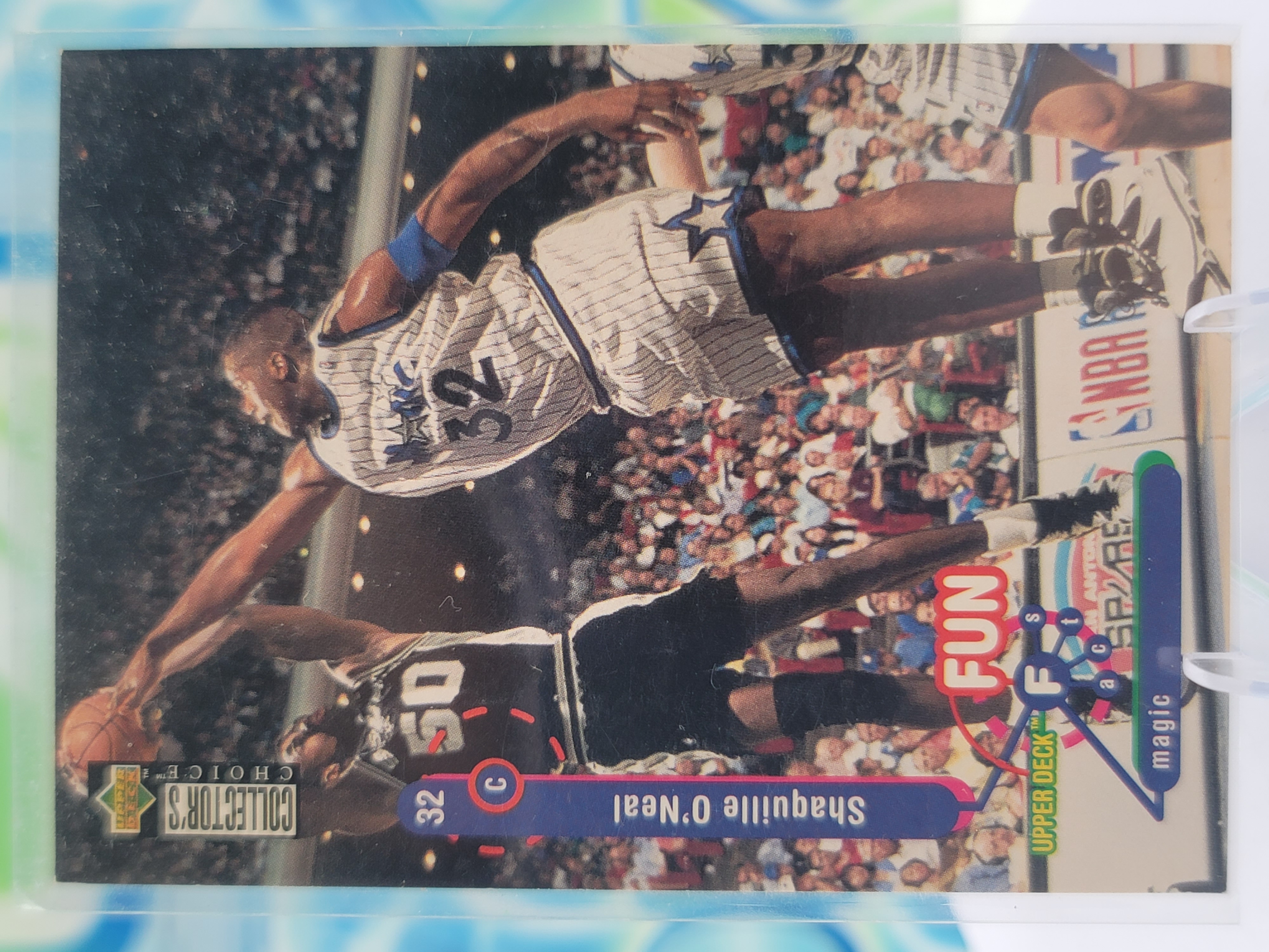 1995 Upper Deck Collector's Choice Shaquille O'Neal — 1995 Upper Deck Collector's Choice Fun Facts Shaquille O'Neal