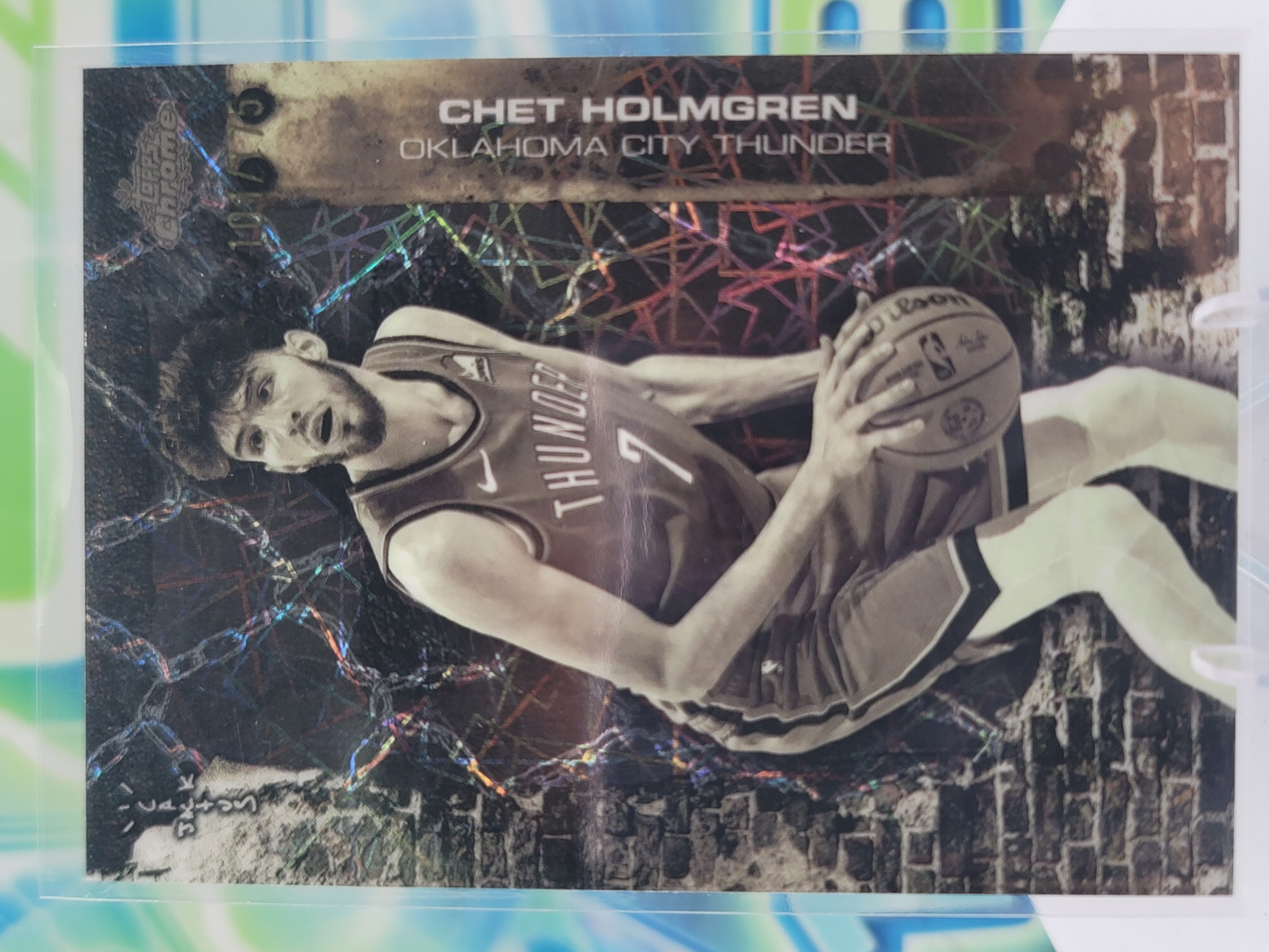 2026 Topps Chrome x Cactus Jack Chet Holmgren — 2026 Topps Chrome x Cactus Jack Laser Chet Holmgren #101 of 175