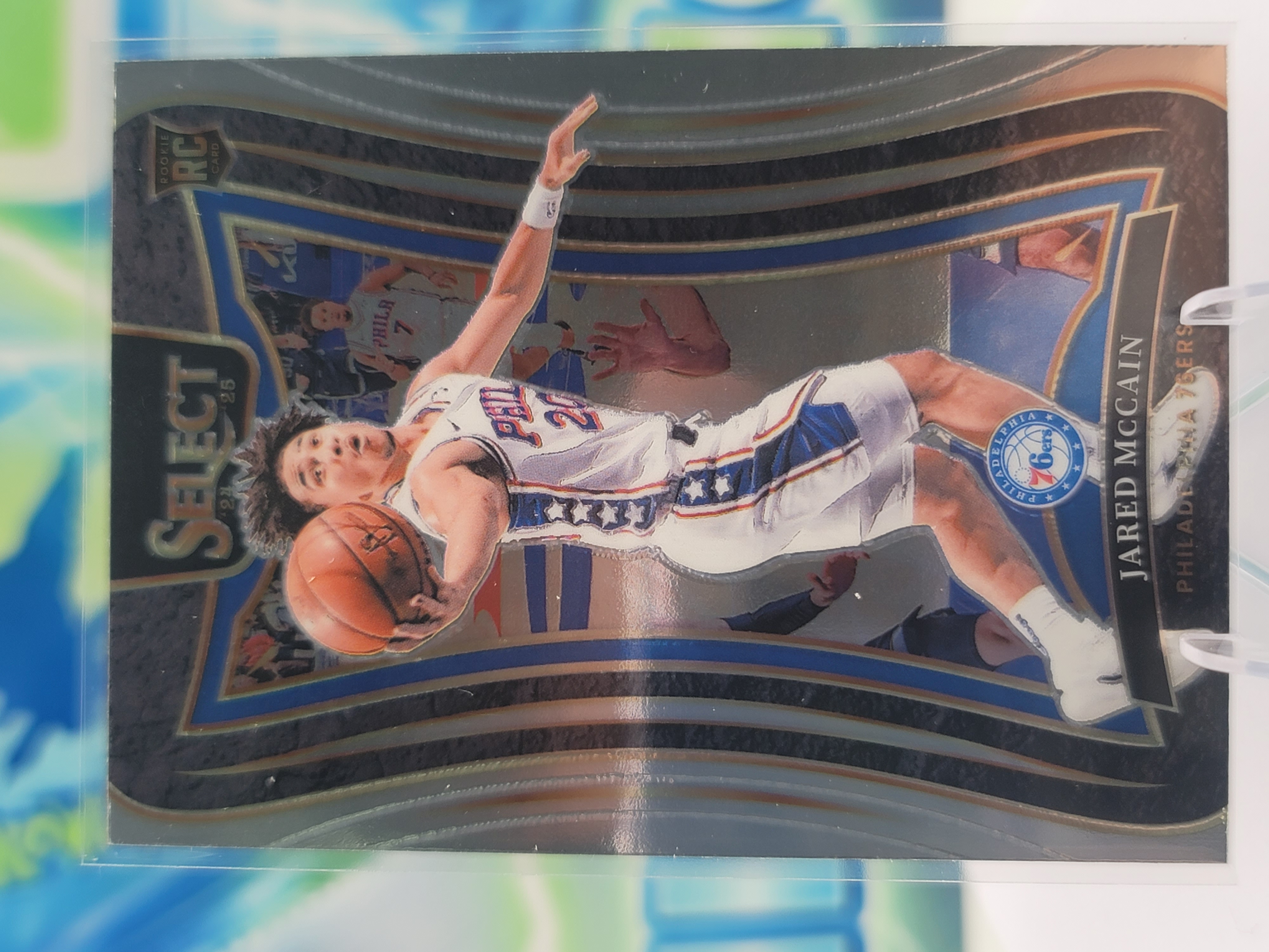 2025 Panini Select Jared McCain — 2025 Panini Select Mezzanine Level White Jared McCain Rookie