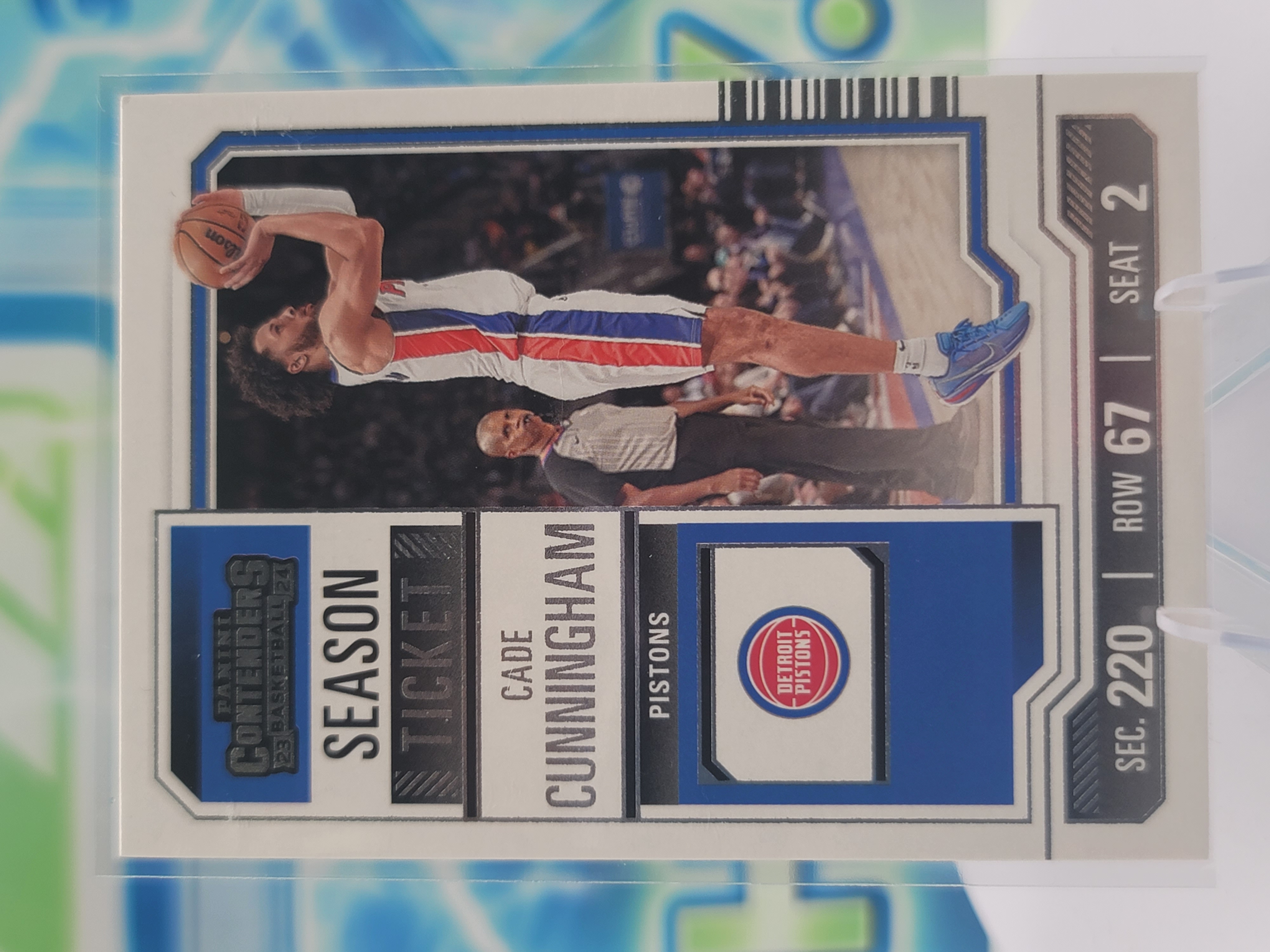 2024 Panini Contenders Cade Cunningham — 2024 Panini Contenders Season Ticket Cade Cunningham