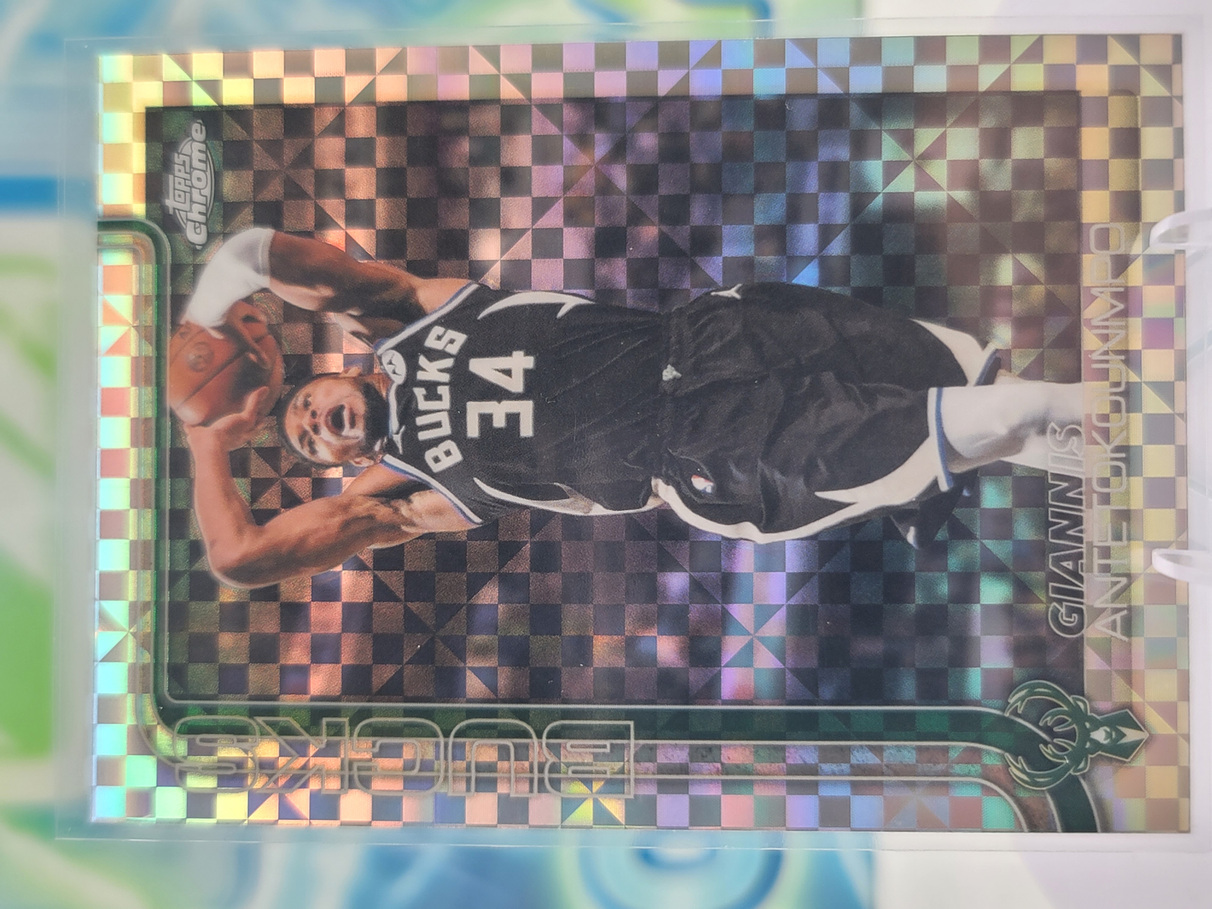 2026 Topps Chrome Update Giannis Antetokounmpo — 2026 Topps Chrome Update X-Fractor Giannis Antetokounmpo