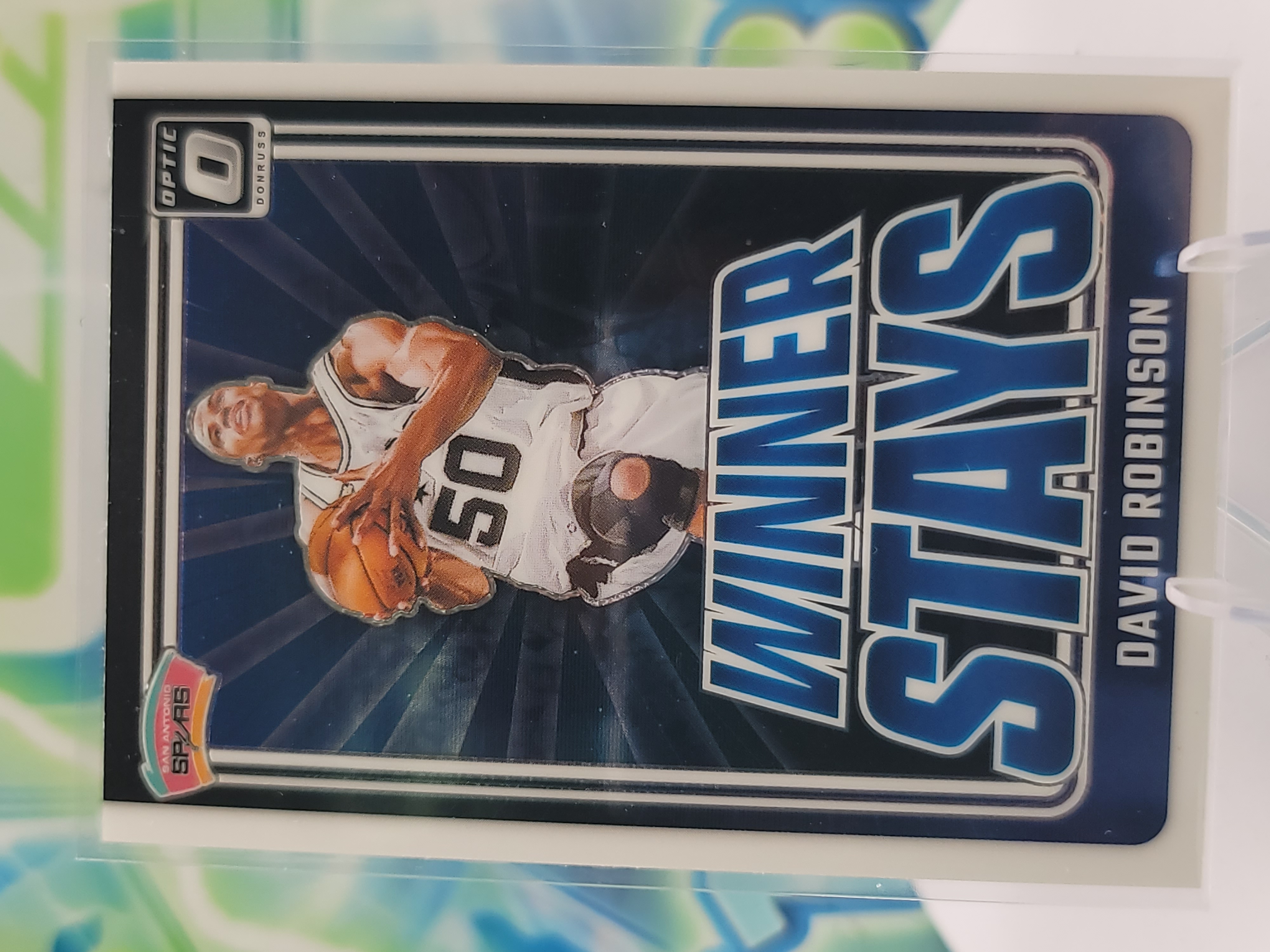 2025 Panini Donruss Optic David Robinson — 2025 Panini Donruss Optic Winner Stays David Robinson