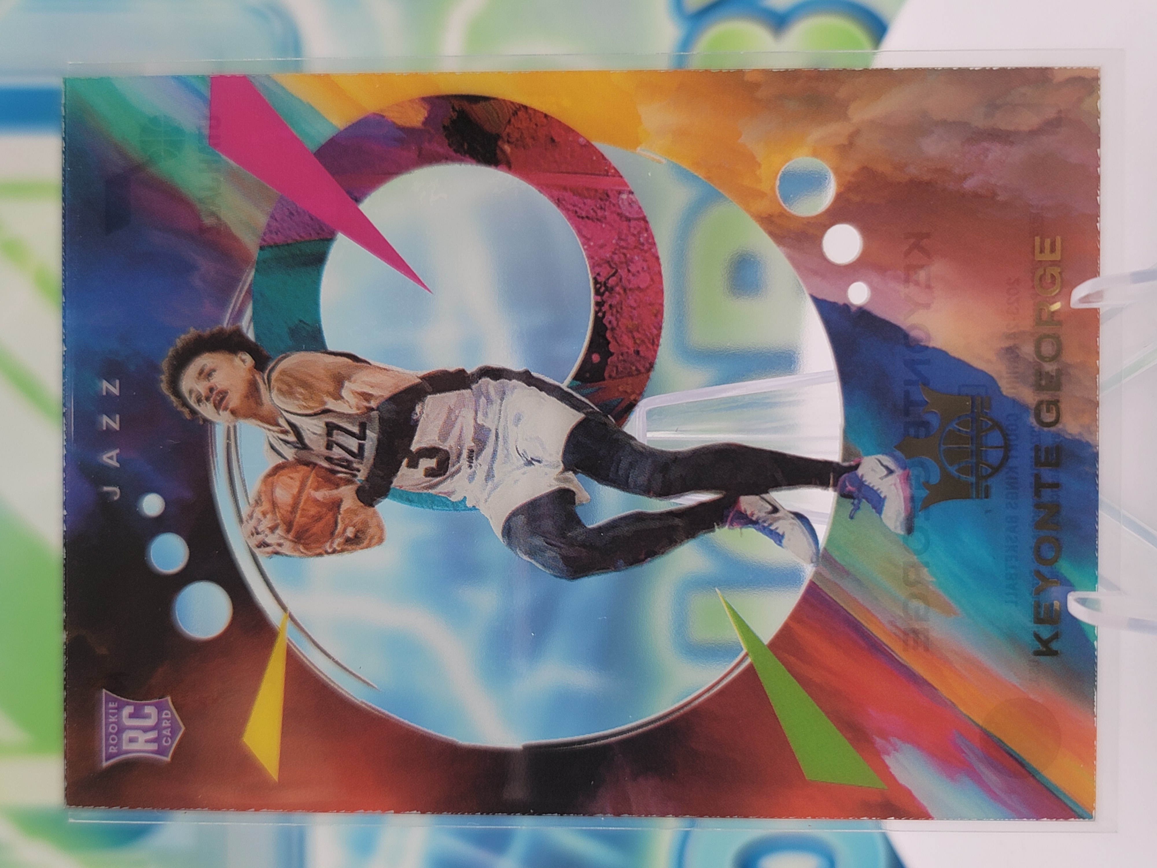 2024 Panini Court Kings Keyonte George — 2024 Panini Court Kings Acetate Keyonte George Rookie