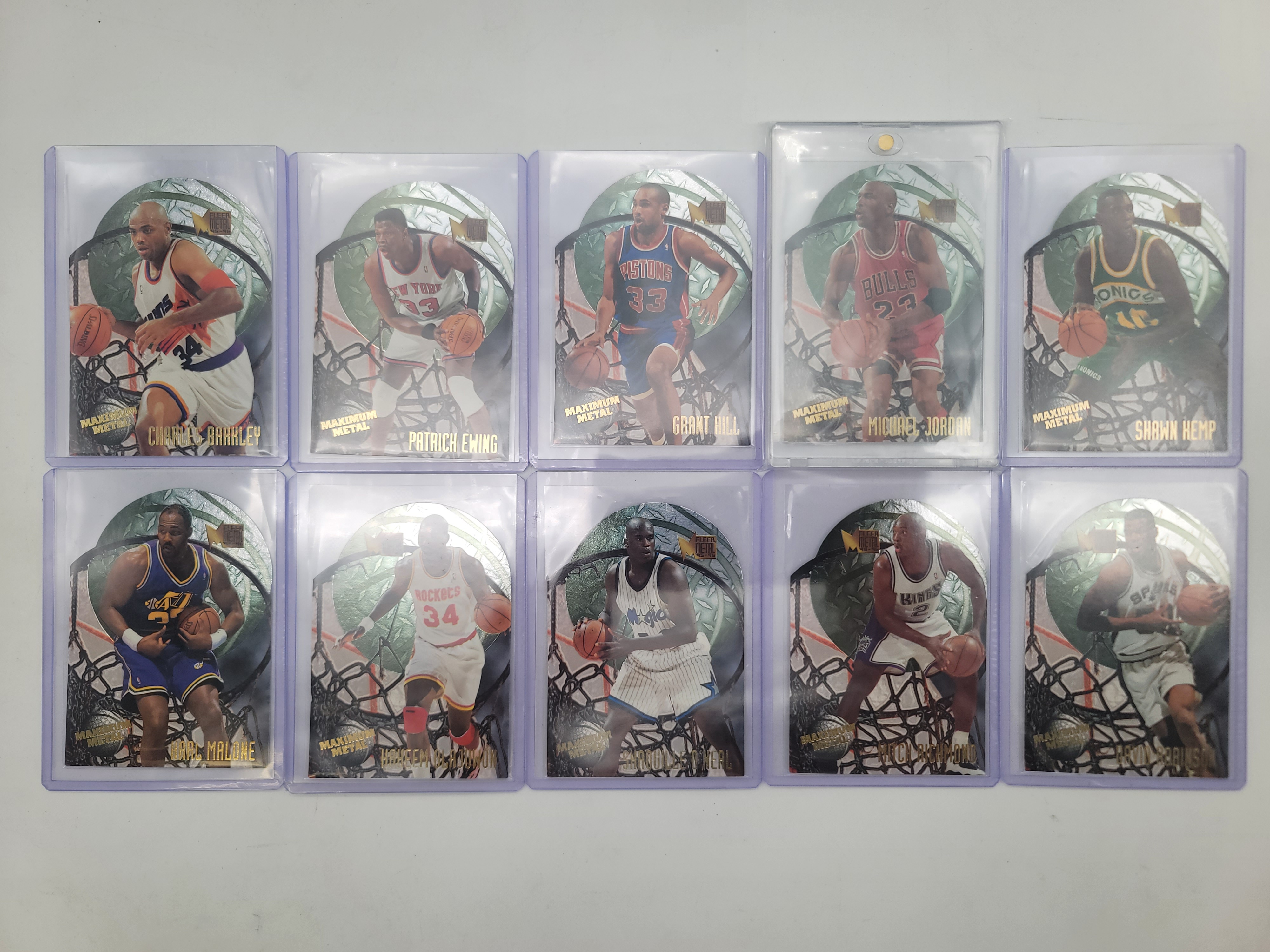 1996 Fleer Metal — 1996 Fleer Metal Maximum Metal Die-Cut LOT