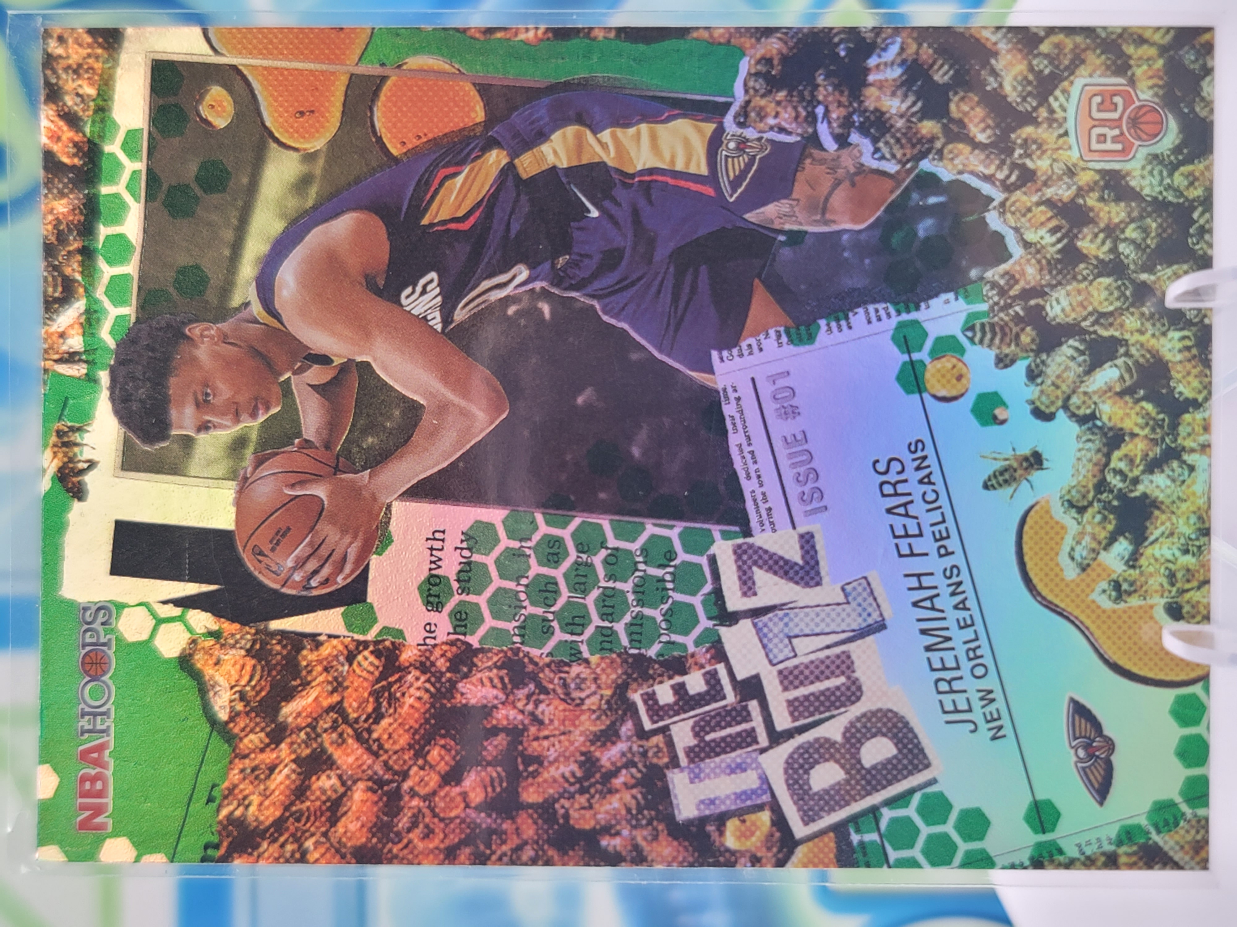 2026 Topps NBA Hoops Jeremiah Fears — 2026 Topps NBA Hoops The Buzz Green Jeremiah Fears Rookie