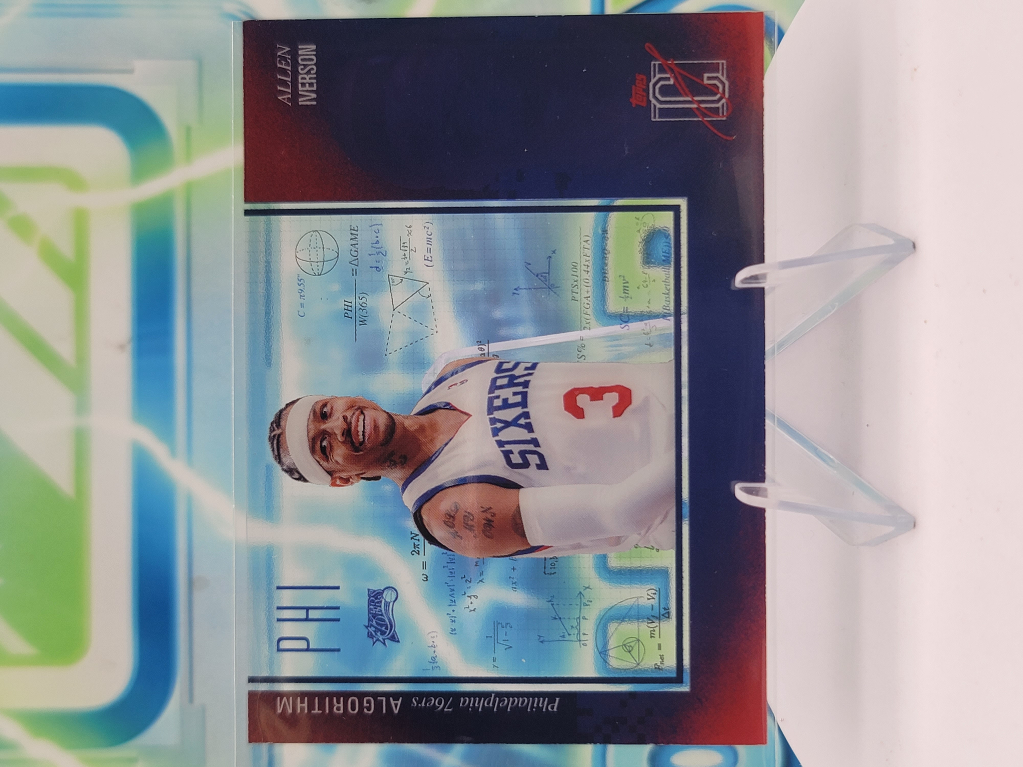 2026 Topps Signature Class Allen Iverson — 2026 Topps Signature Class Algorithm Acetate Allen Iverson
