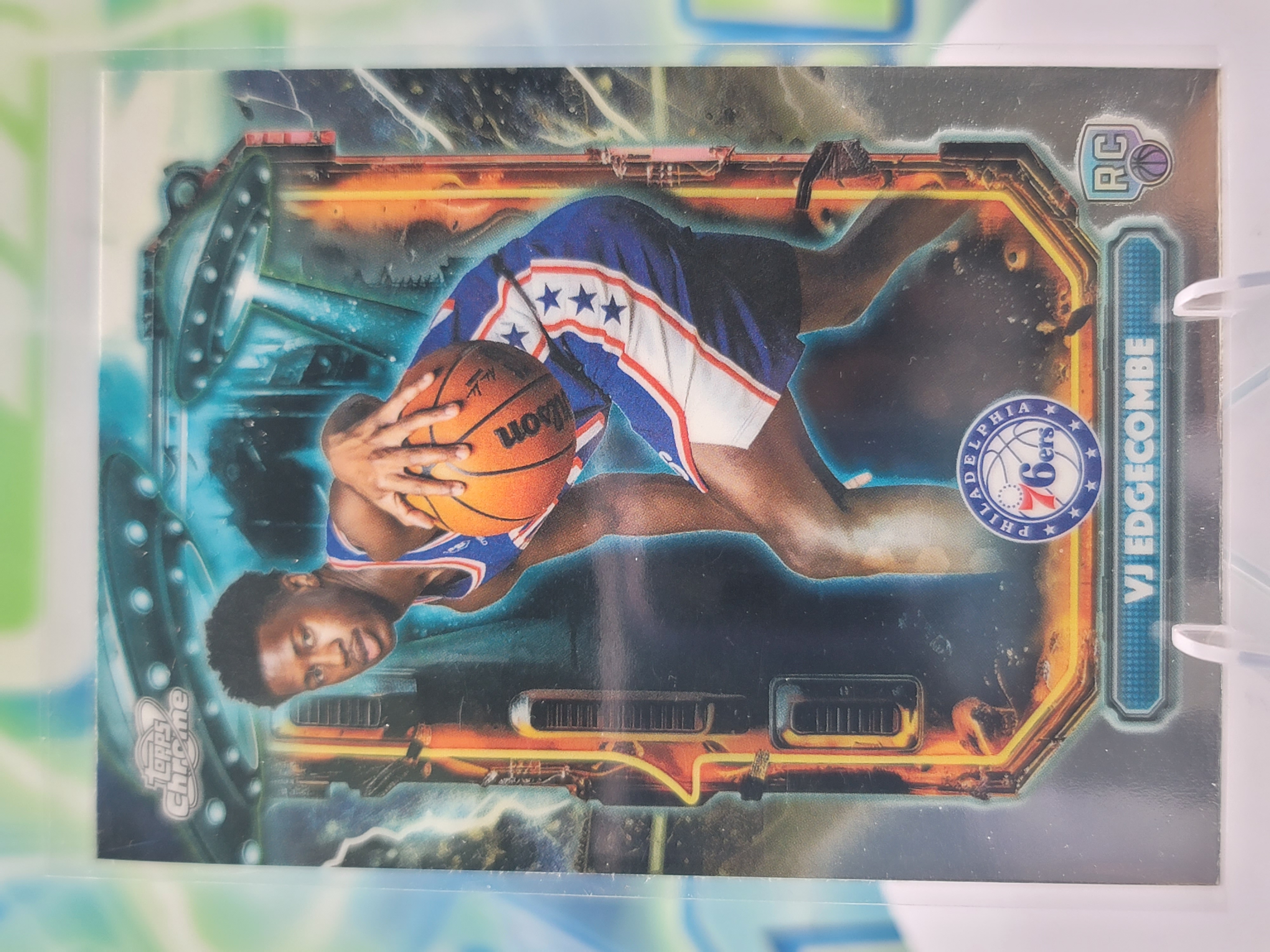 2026 Topps Cosmic Chrome VJ Edgecombe — 2026 Topps Cosmic Chrome Extraterrestrial Talent VJ Edgecombe Rookie