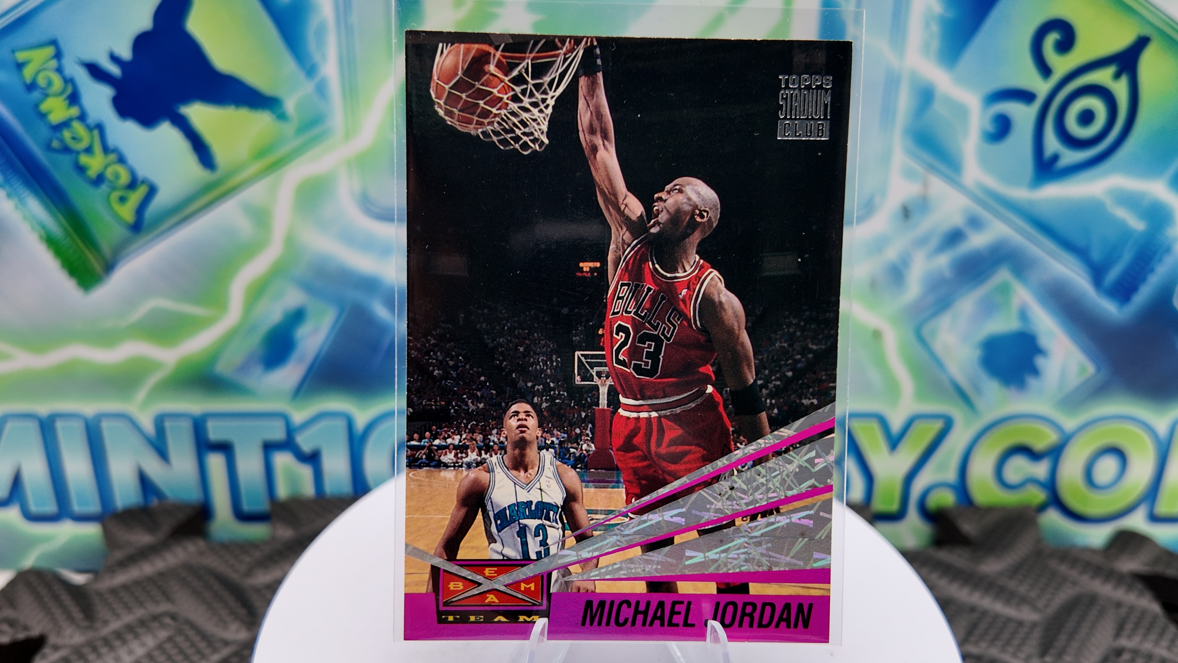 1993 Topps Michael Jordan — 1993 Topps Stadium Club Beam Team Michael Jordan