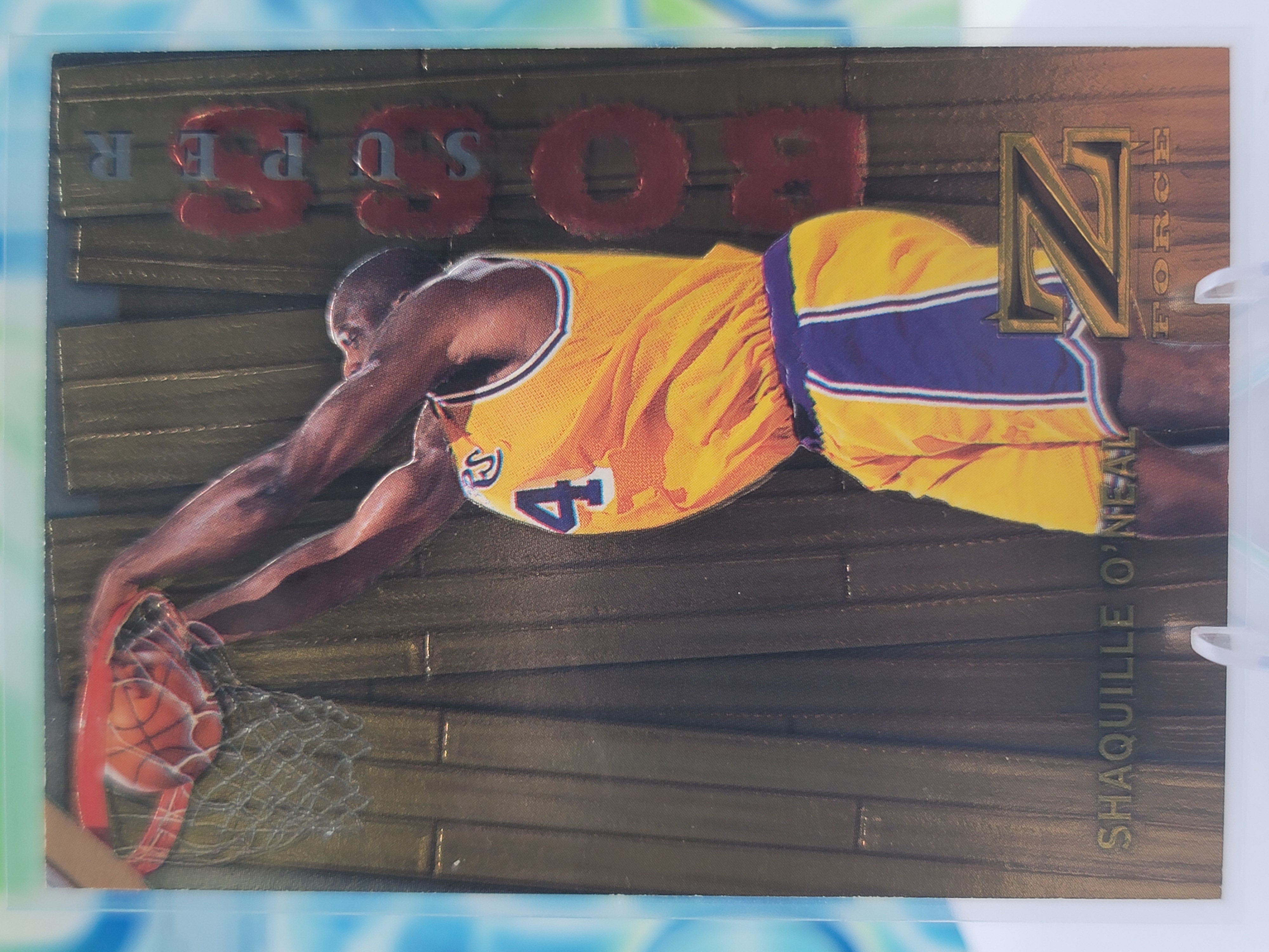 1997 Skybox Z-Force Shaquille O'Neal — 1997 Skybox Z-Force Super Boss Shaquille O'Neal
