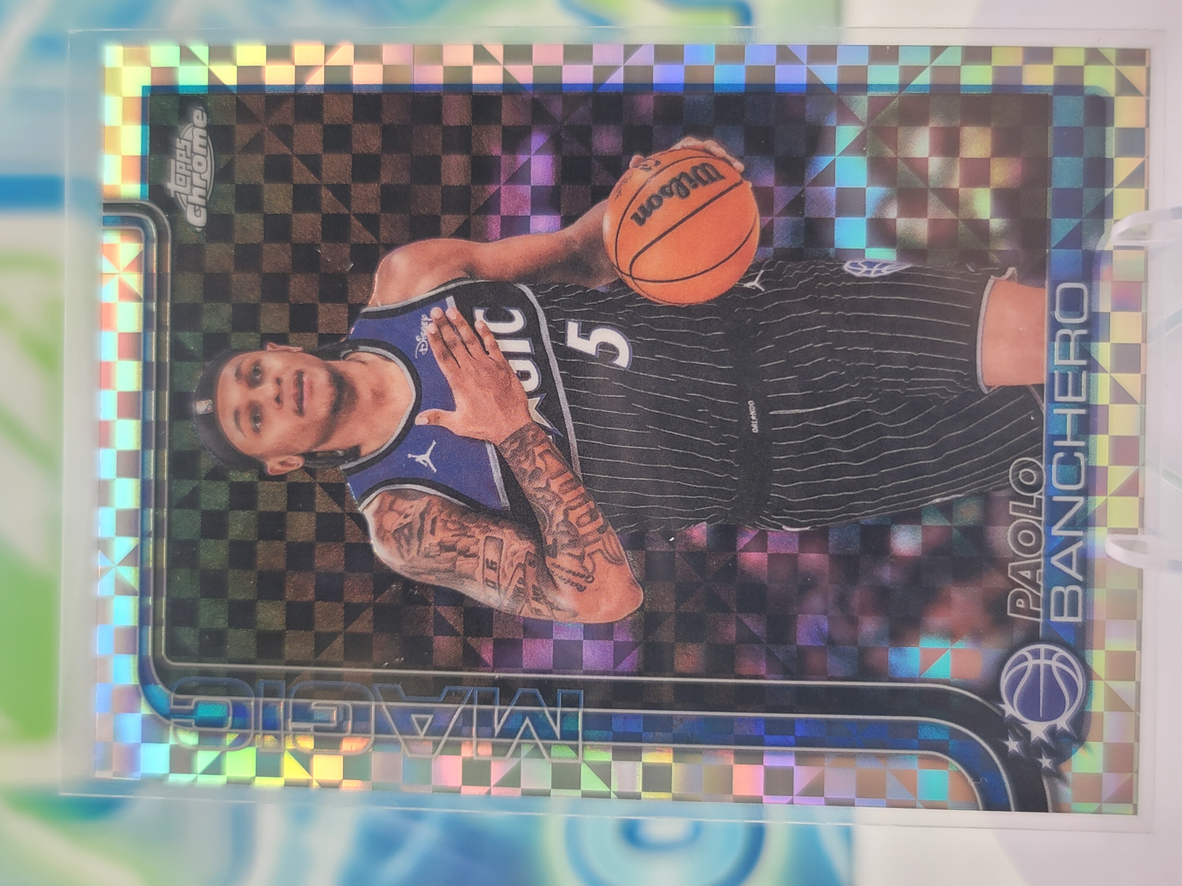 2026 Topps Chrome Update Paolo Banchero — 2026 Topps Chrome Update X-Fractor Paolo Banchero