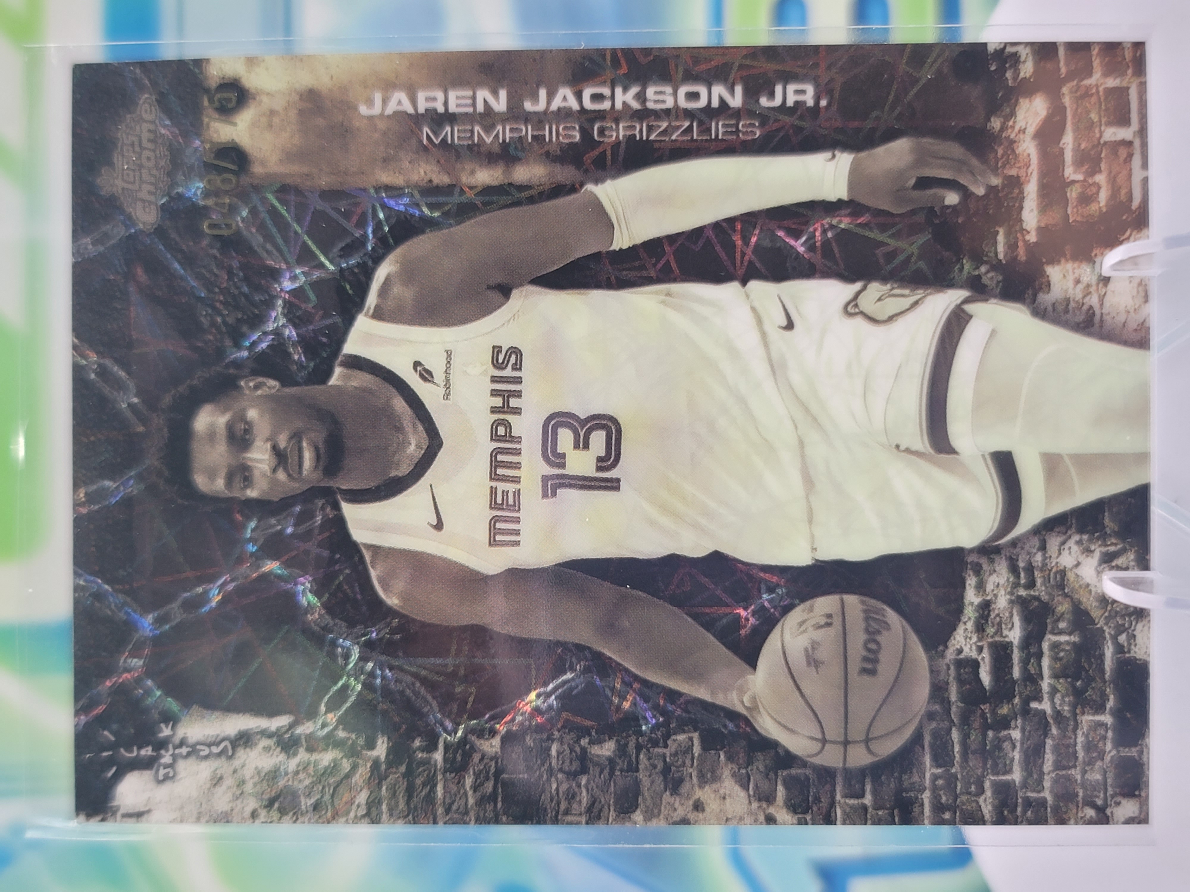 2026 Topps Chrome x Cactus Jack Jaren Jackson Jr — 2026 Topps Chrome x Cactus Jack Laser Jaren Jackson Jr #48 of 175