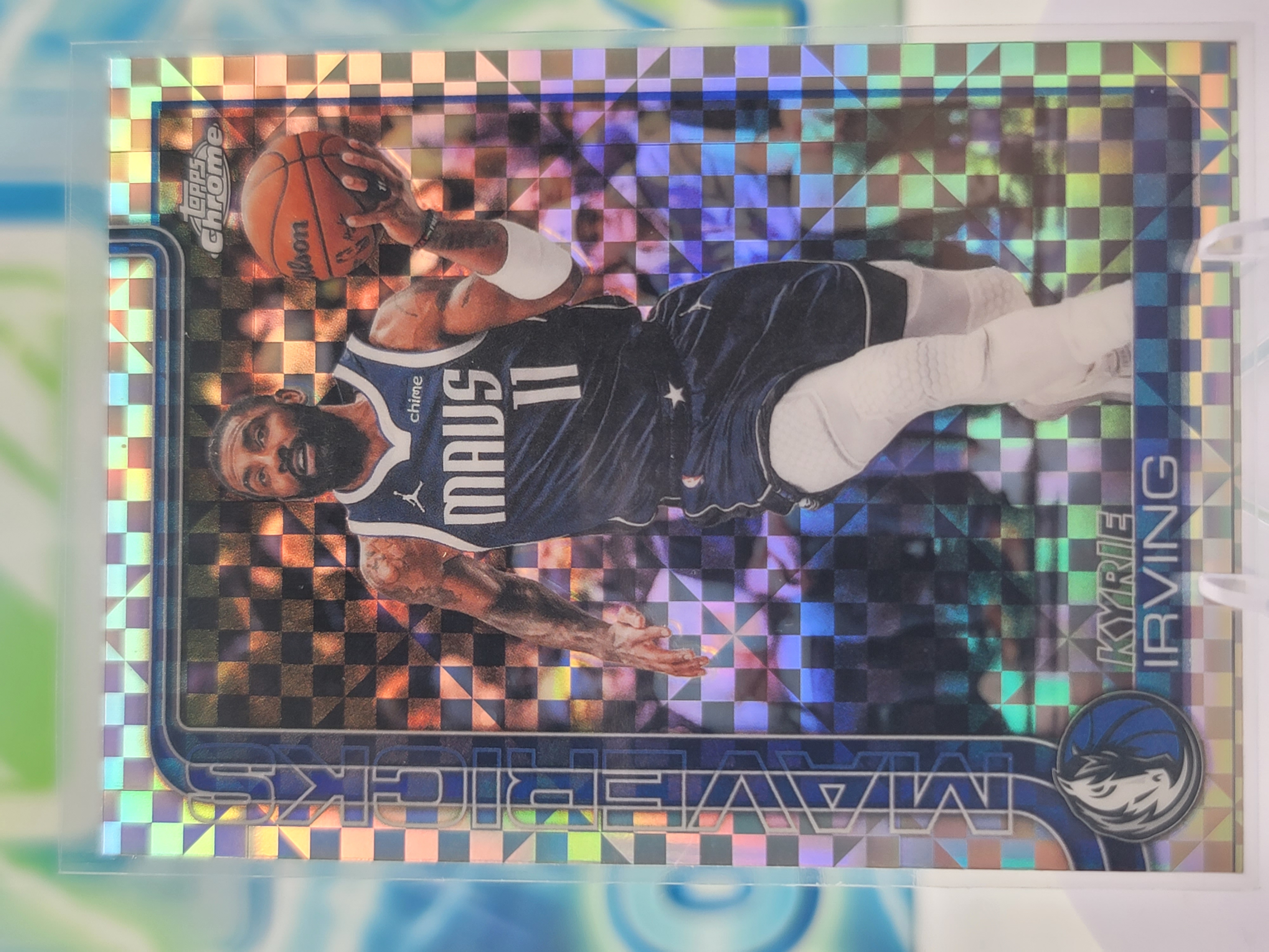 2026 Topps Chrome Update Kyrie Irving — 2026 Topps Chrome Update X-Fractor Kyrie Irving