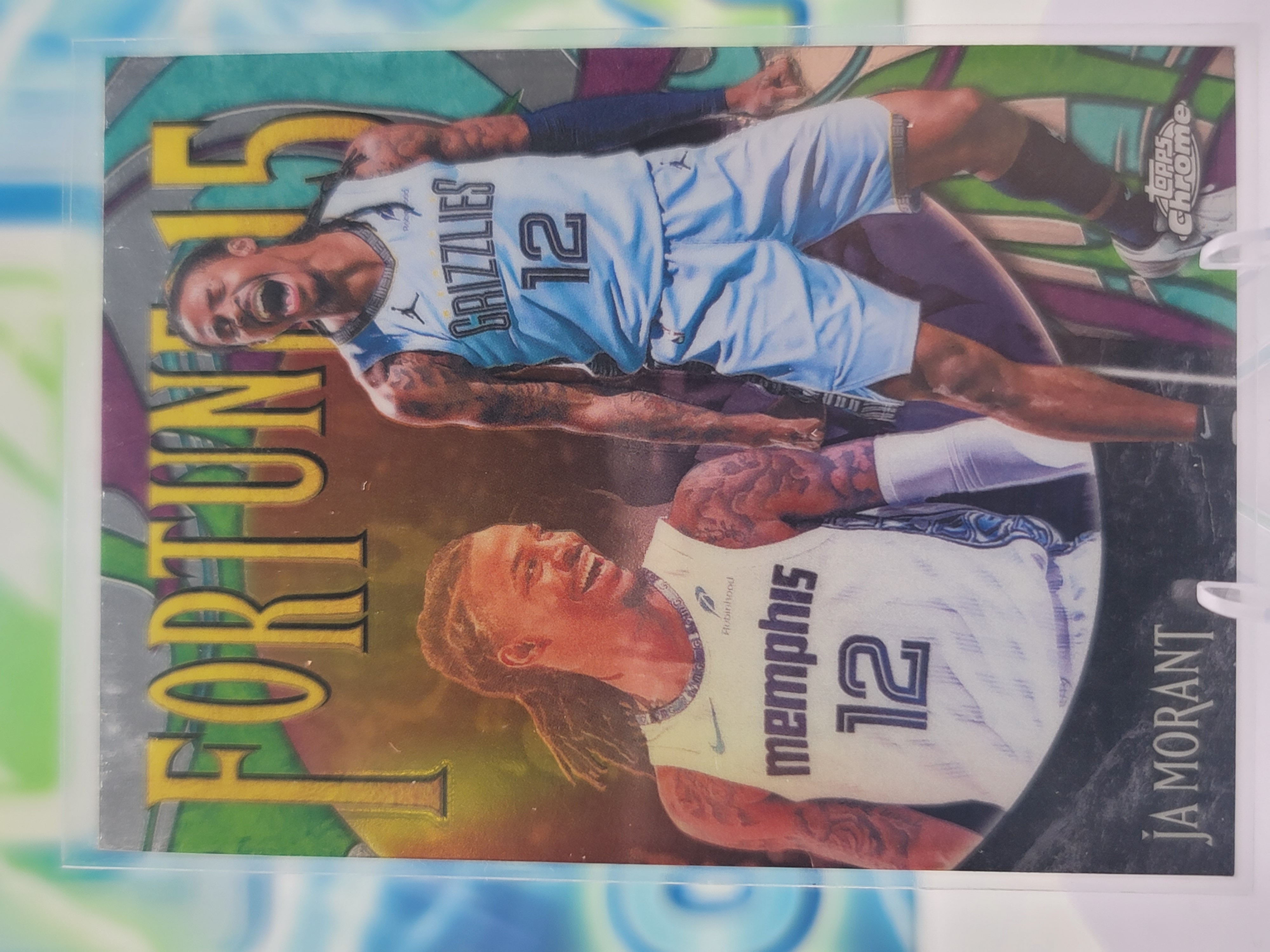 2026 Topps Chrome Update Ja Morant — 2026 Topps Chrome Update Fortune 15 Ja Morant