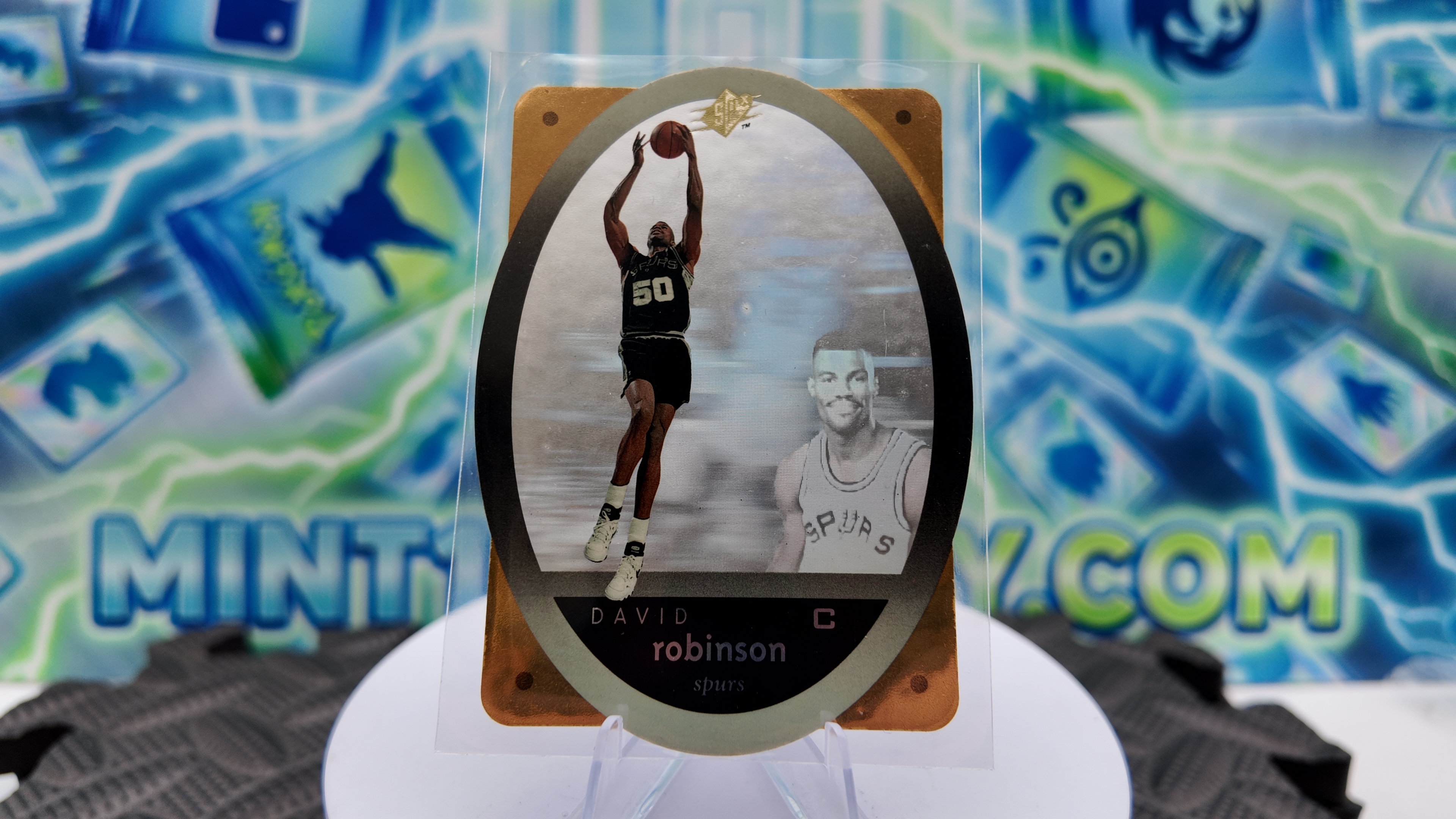 1996 Upper Deck SPx David Robinson — 1996 Upper Deck SPx Gold Die-Cut David Robinson