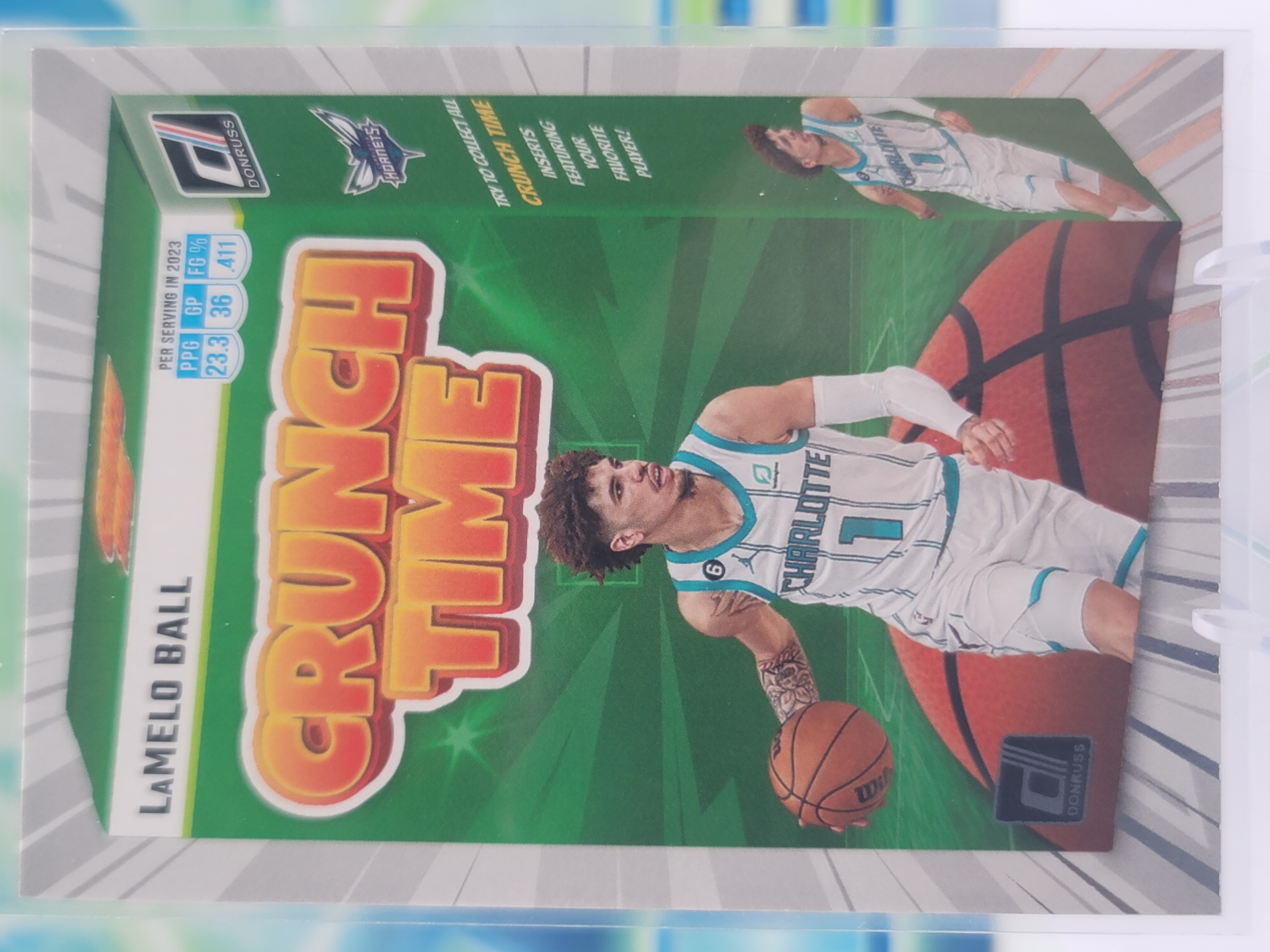 2024 Panini Donruss LaMelo Ball — 2024 Panini Donruss Crunch Time LaMelo Ball