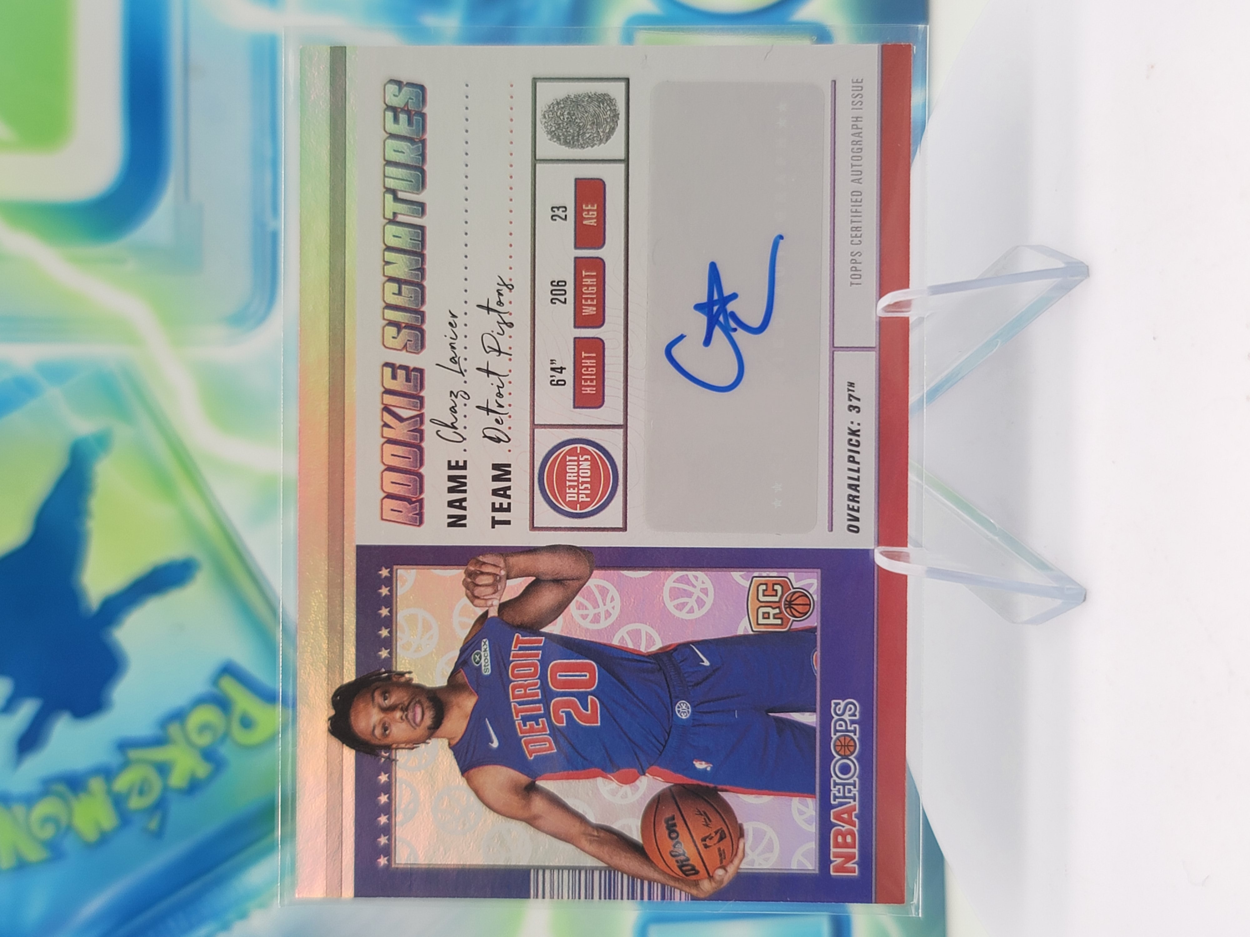 2026 Topps NBA Hoops Chaz Lanier — 2026 Topps NBA Hoops Rookie Signature Chaz Lanier Rookie Autograph