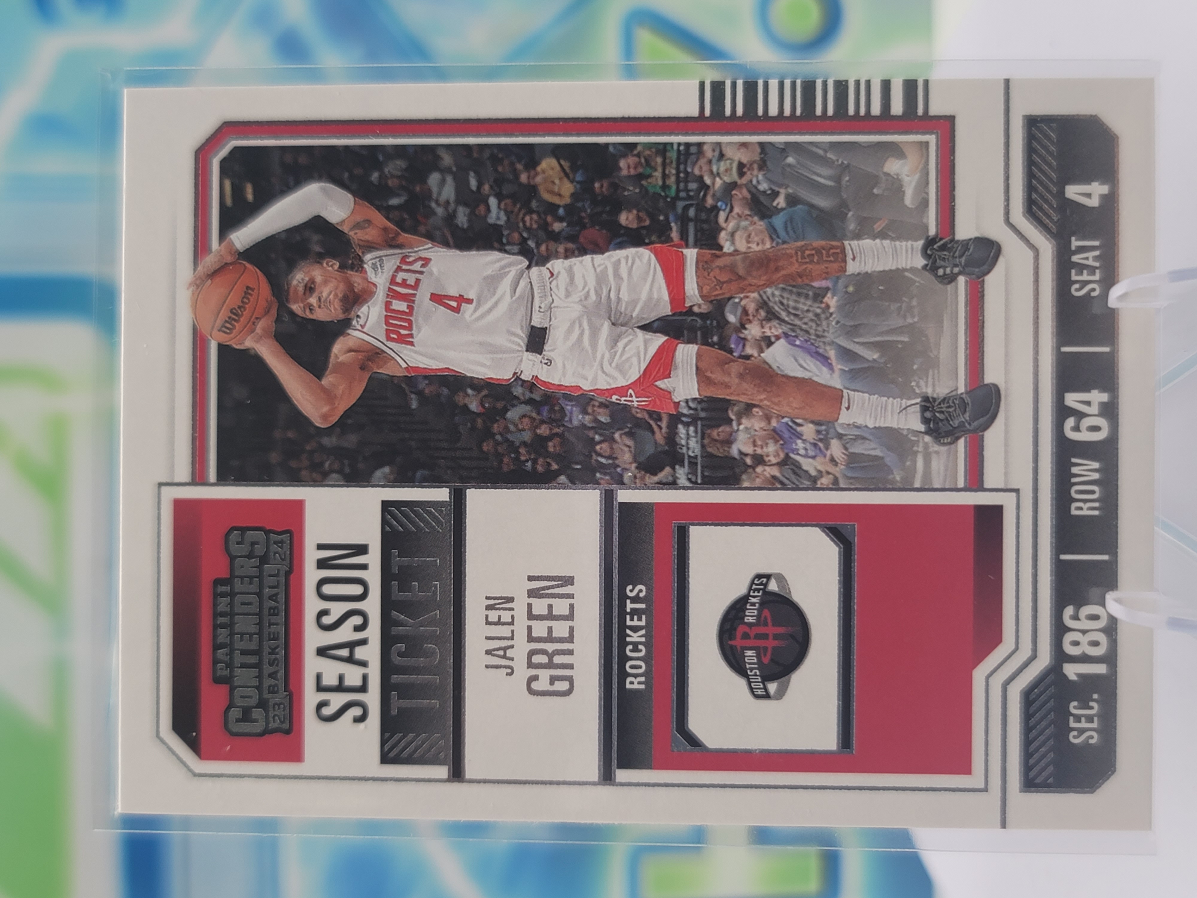 2024 Panini Contenders Jalen Green — 2024 Panini Contenders Season Ticket Jalen Green