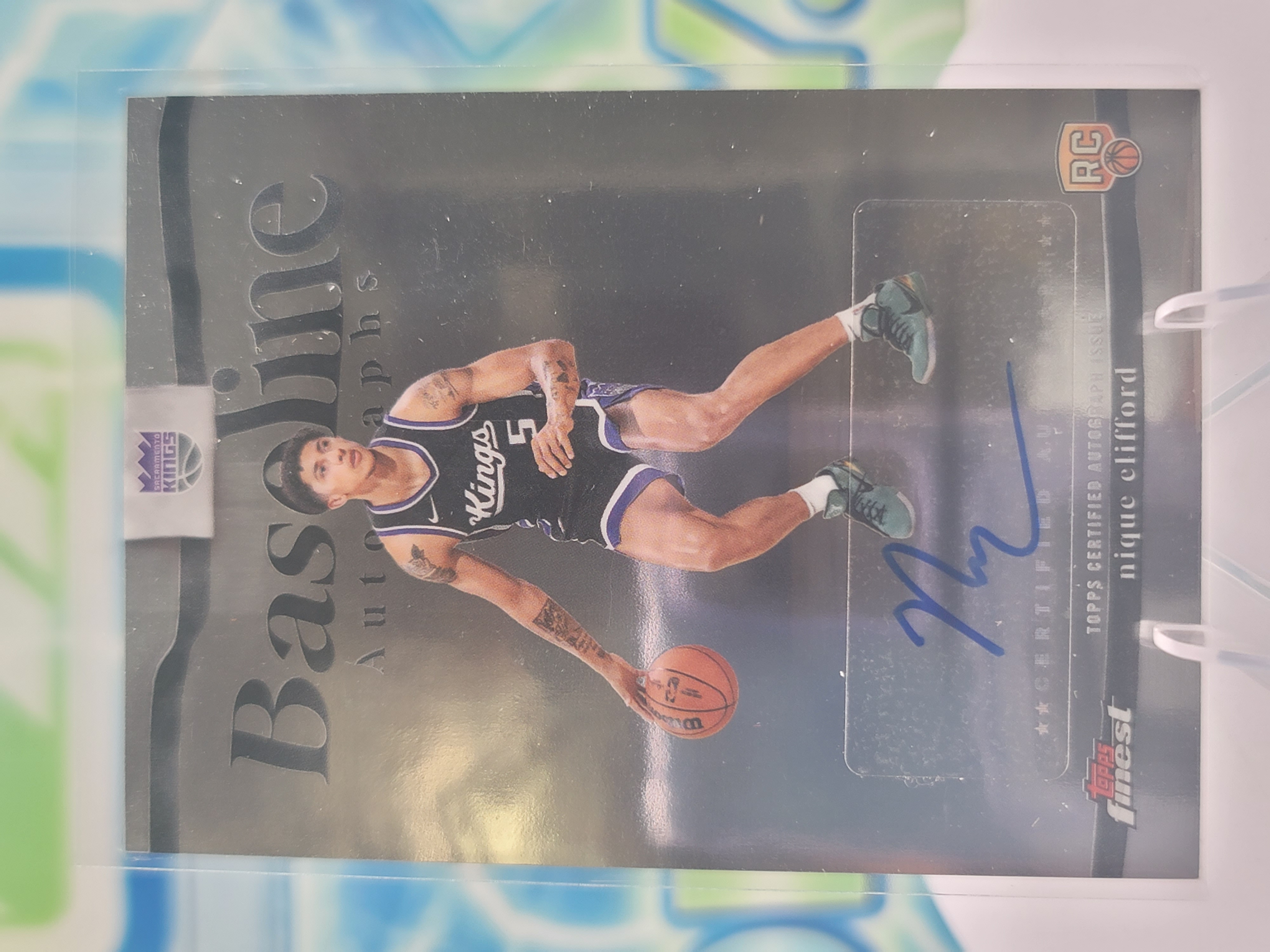 2026 Topps Finest Nique Clifford — 2026 Topps Finest Baseline Autograph Nique Clifford Rookie Auto