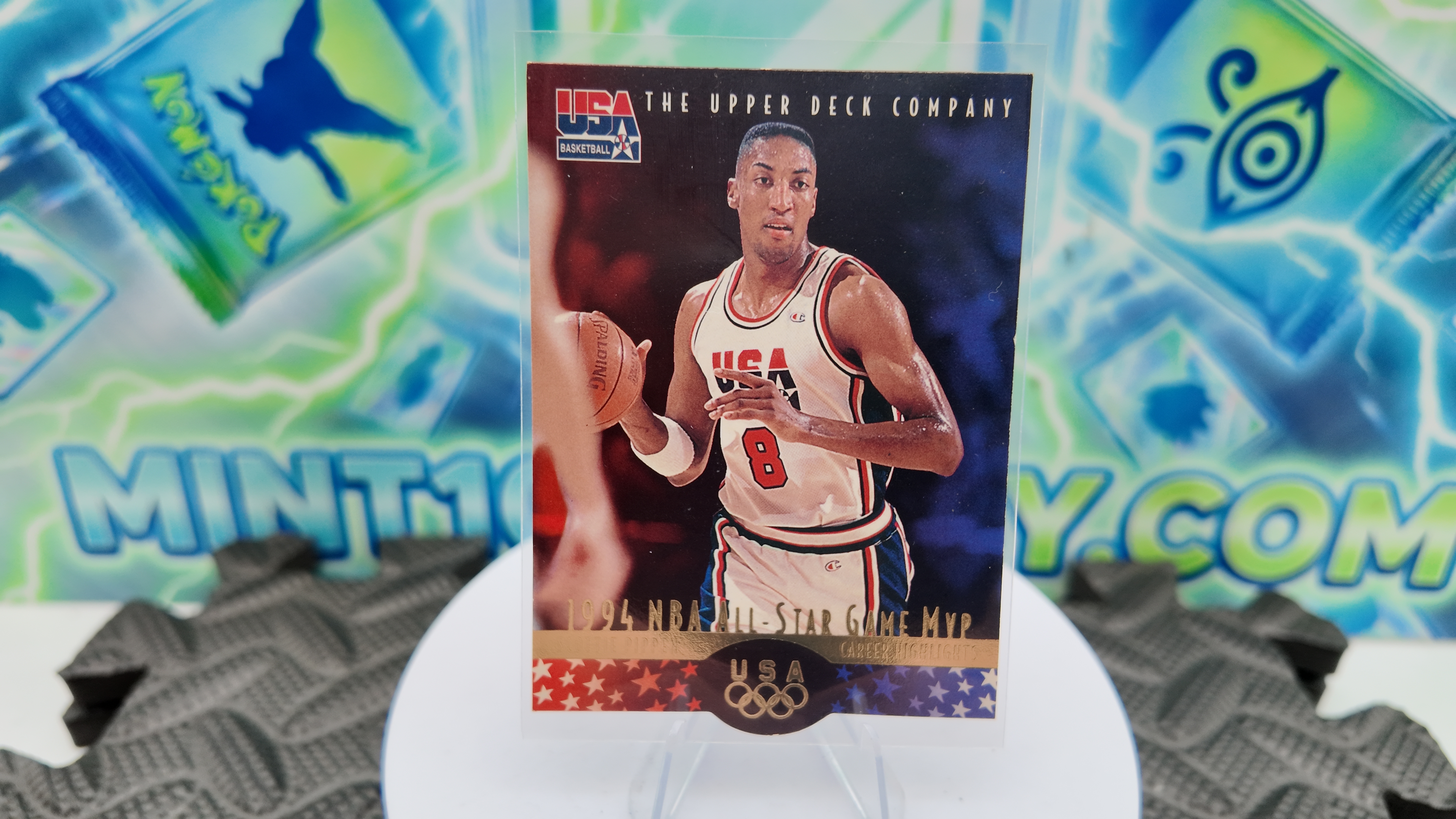 1996 Upper Deck Scottie Pippen — 1996 Upper Deck USA Basketball 1994 NBA All-Star Game MVP Scottie Pippen