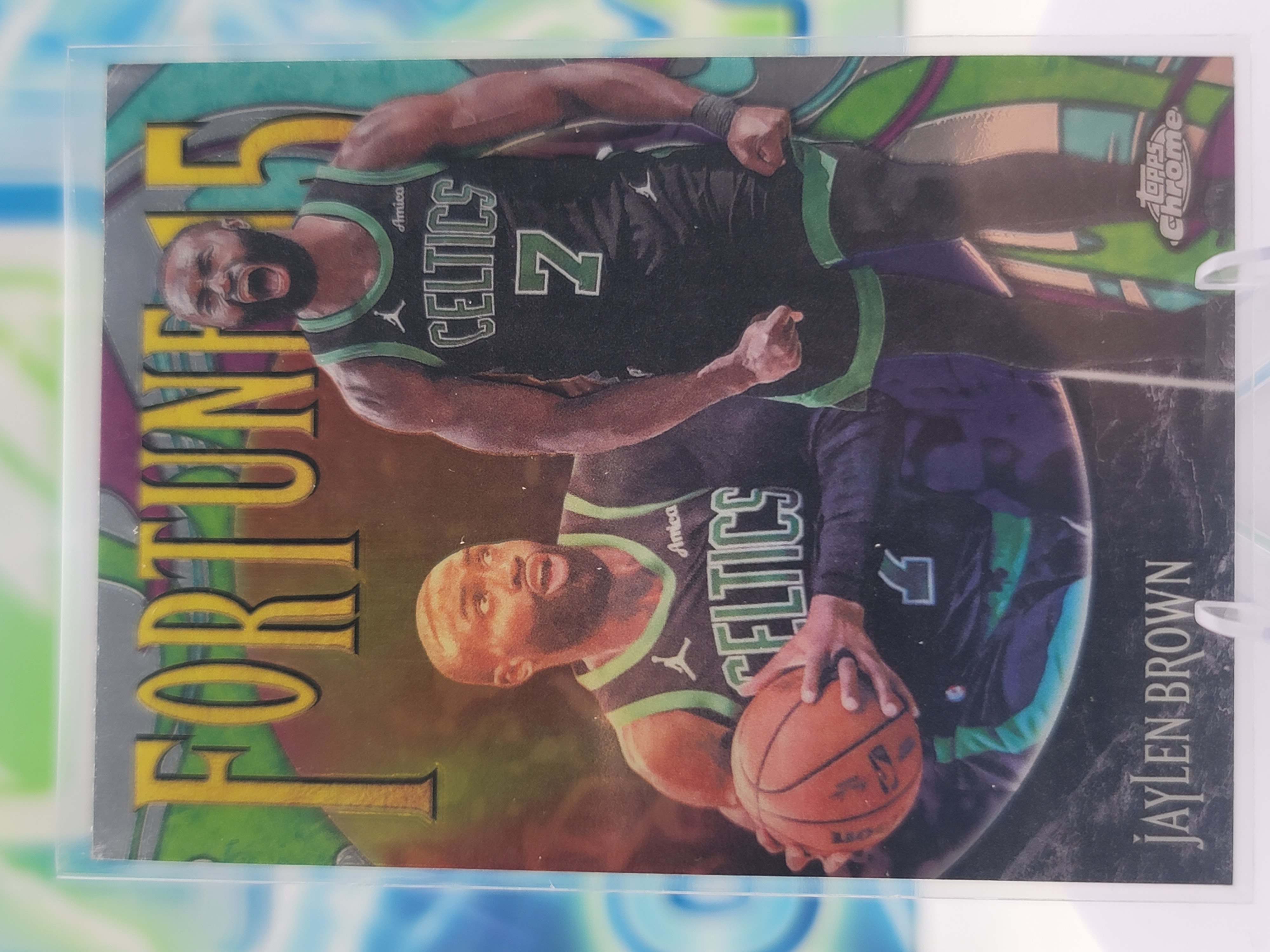 2026 Topps Chrome Update Jaylen Brown — 2026 Topps Chrome Update Fortune 15 Jaylen Brown