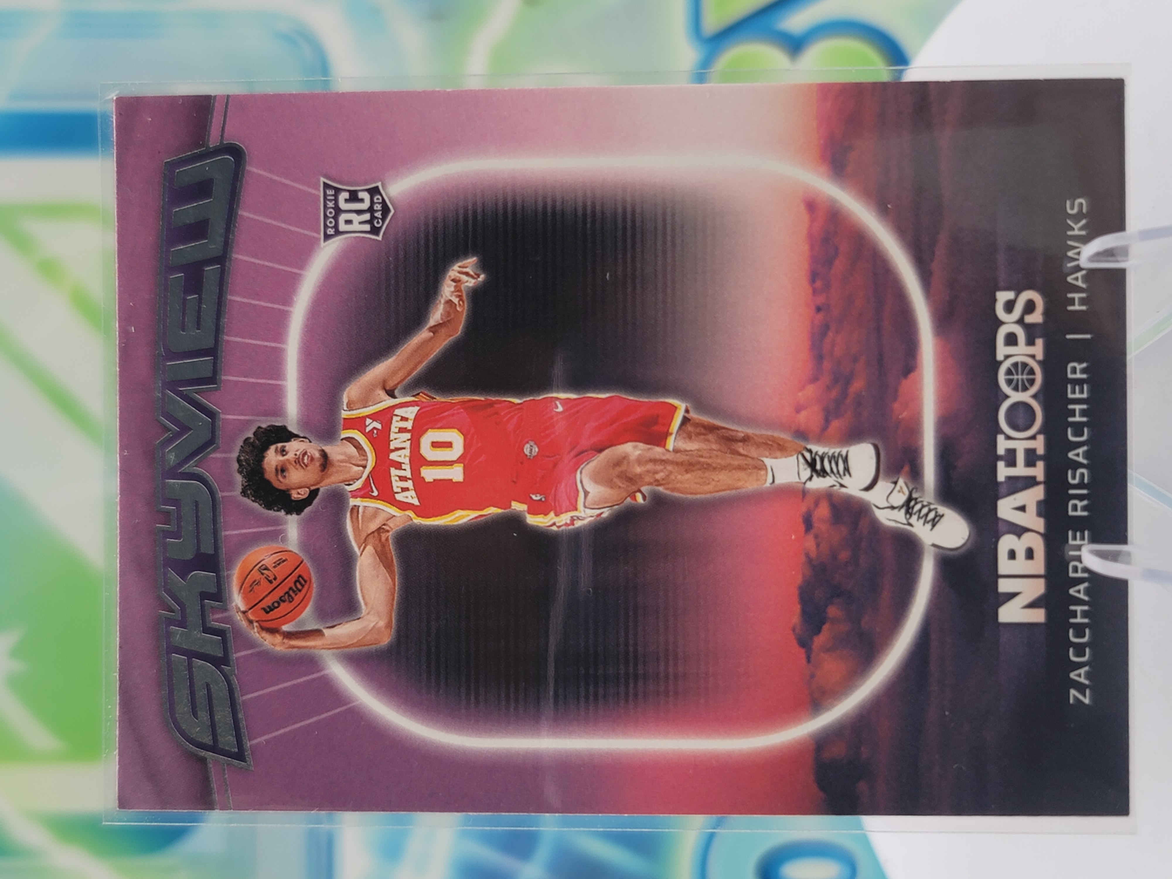 2025 Panini NBA Hoops Zaccharie Risacher — 2025 Panini NBA Hoops Skyview Zaccharie Risacher Rookie