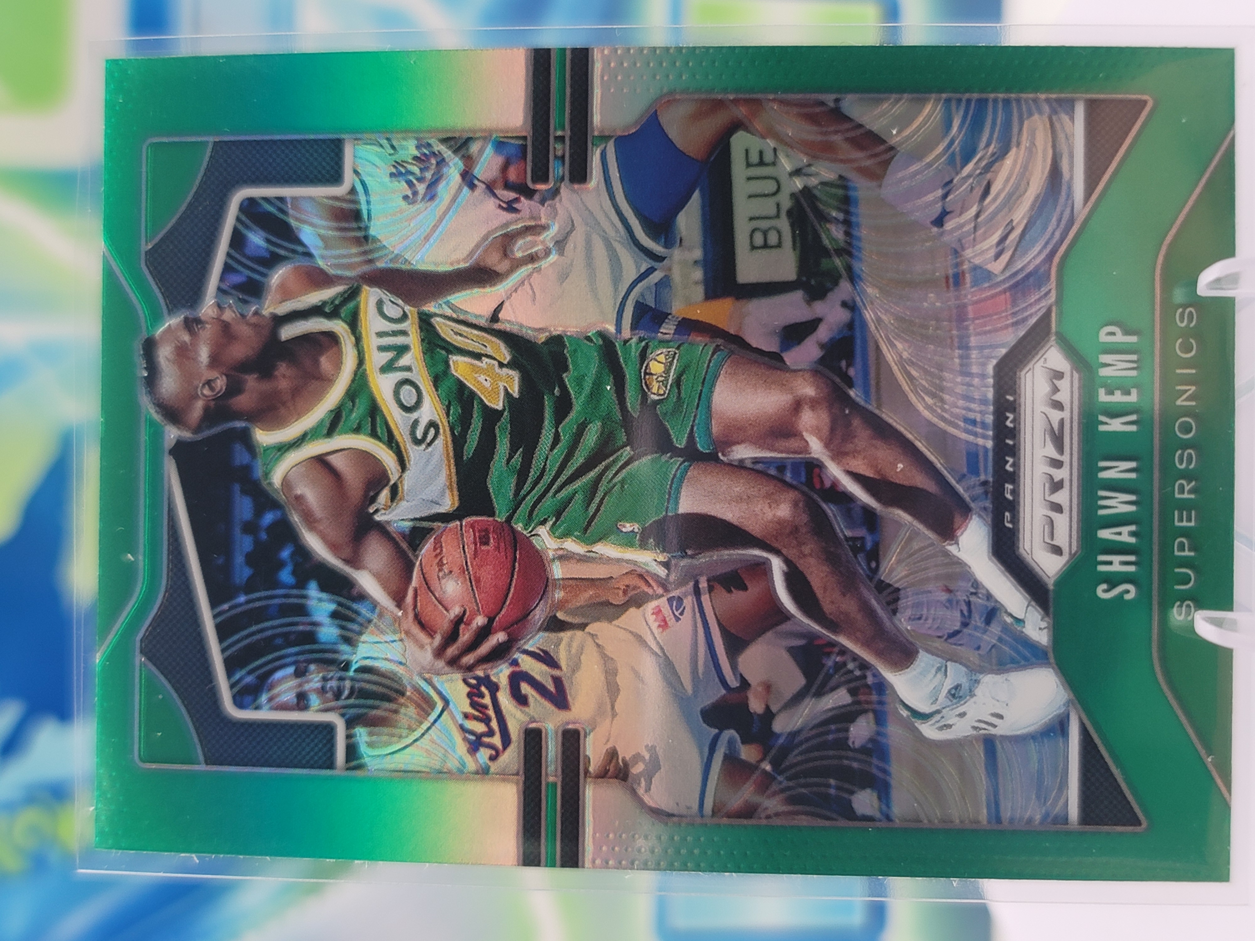 2020 Panini Prizm Shawn Kemp — 2020 Panini Prizm Green Prizm Shawn Kemp